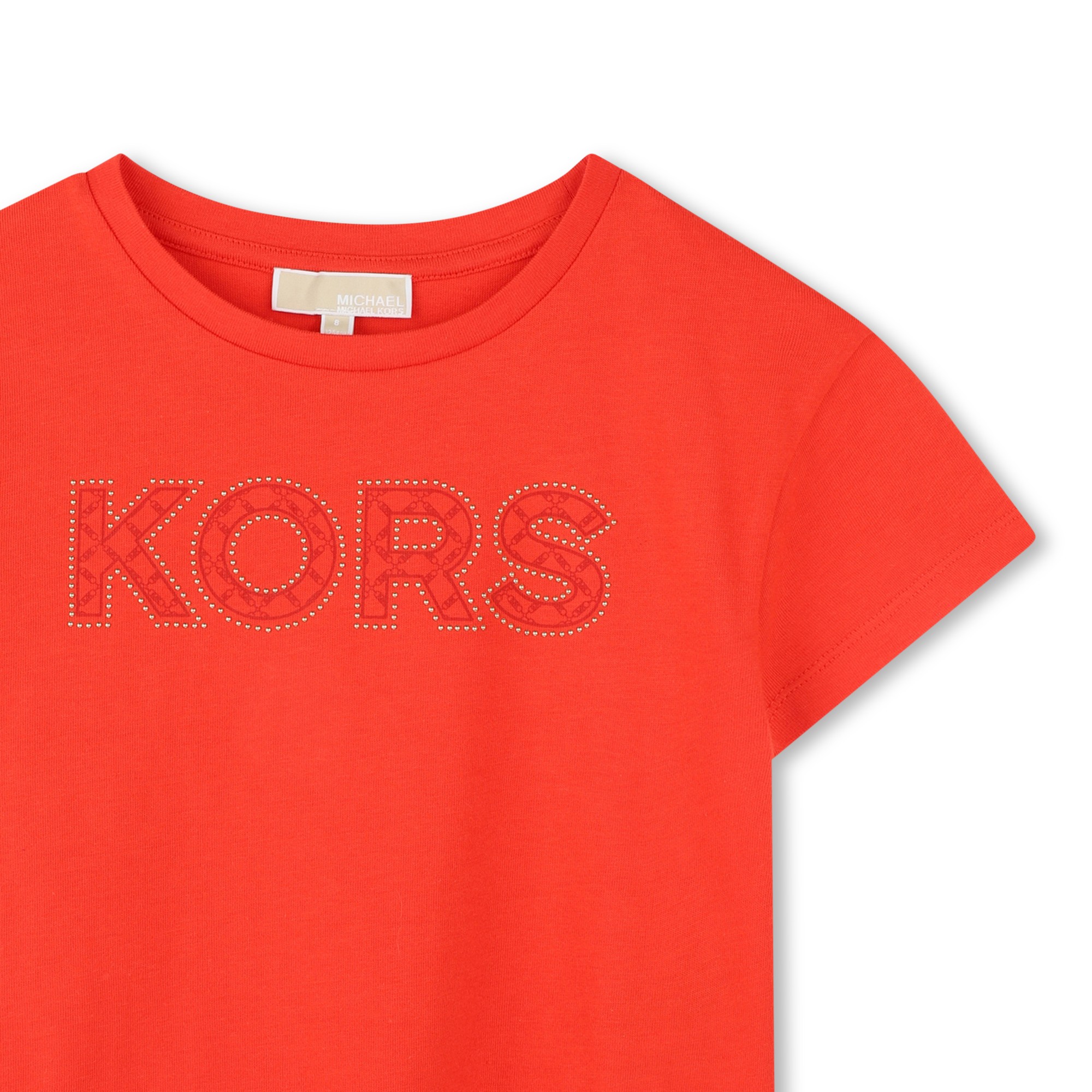 Kurzes Baumwoll-T-Shirt MICHAEL KORS Für MÄDCHEN