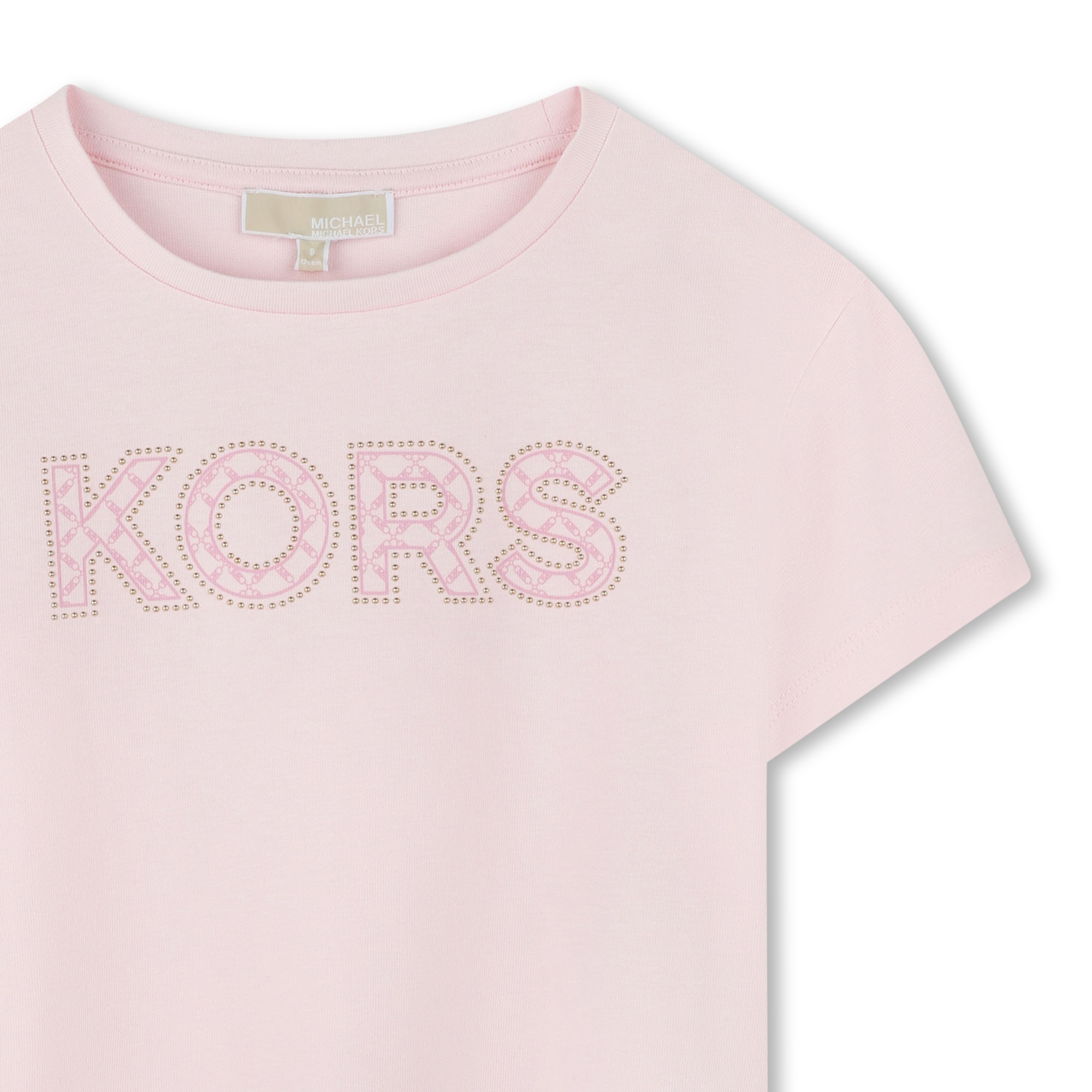 Cropped cotton T-shirt MICHAEL KORS for GIRL