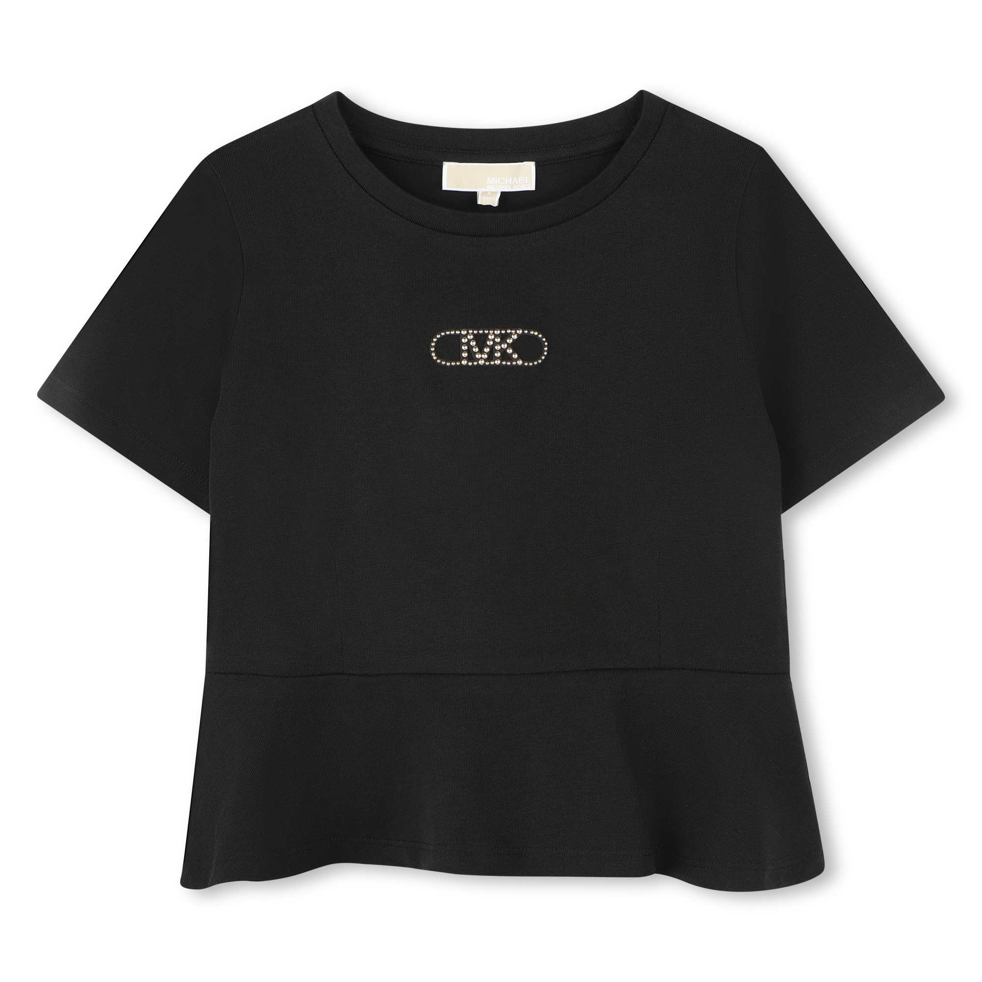 Short-sleeved cotton T-shirt MICHAEL KORS for GIRL