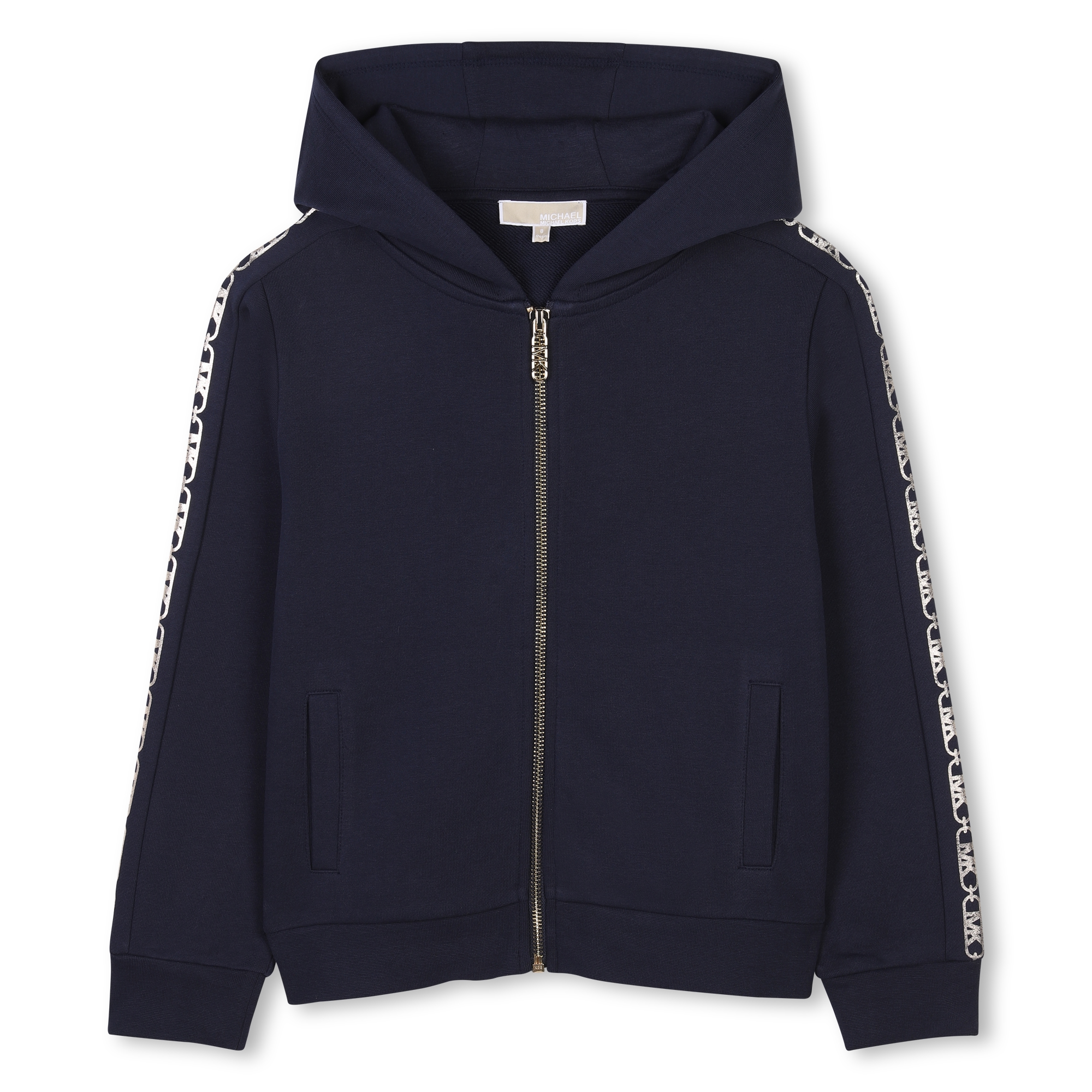 Hooded fleece cardigan MICHAEL KORS for GIRL