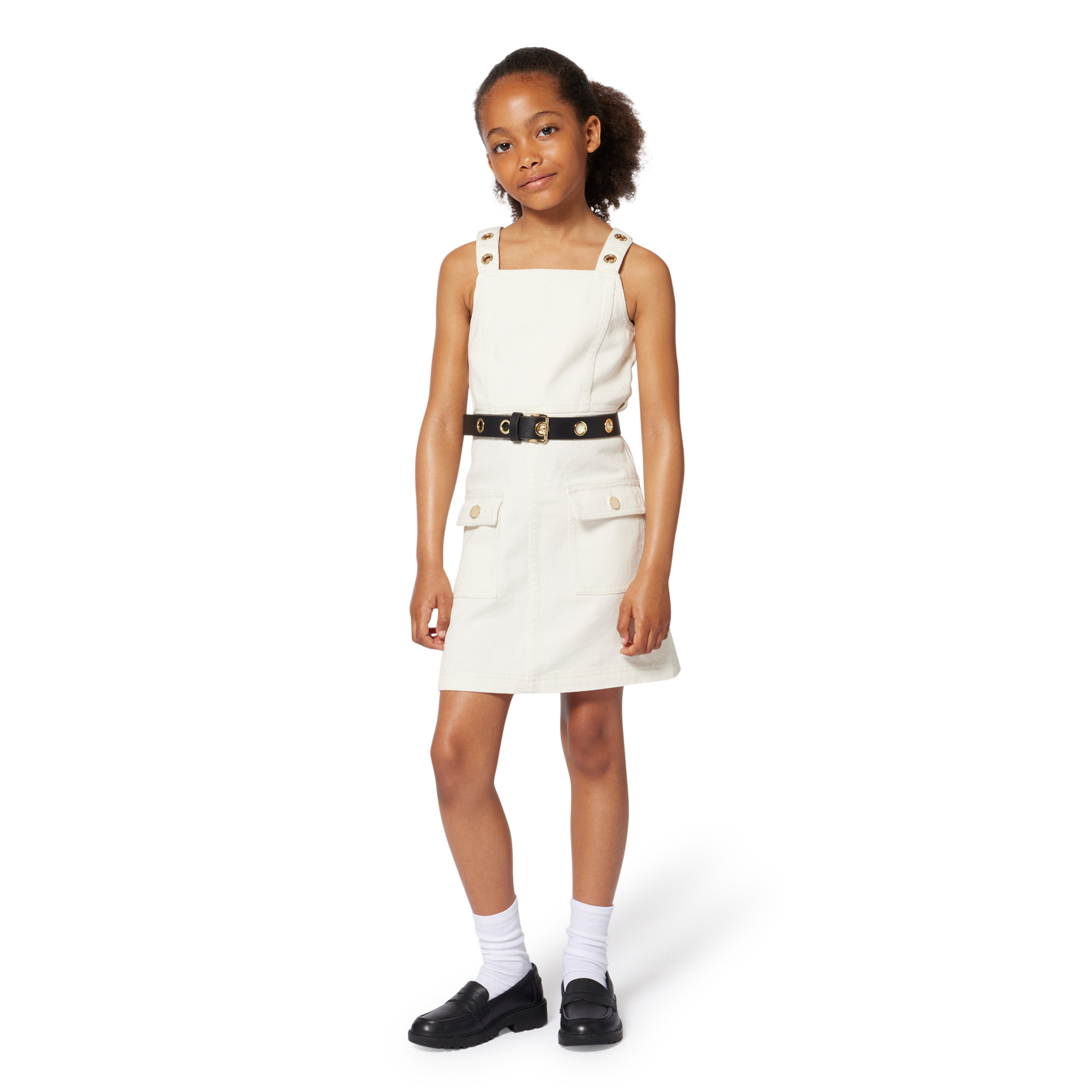 Vestido de tirantes de algodón MICHAEL KORS para NIÑA