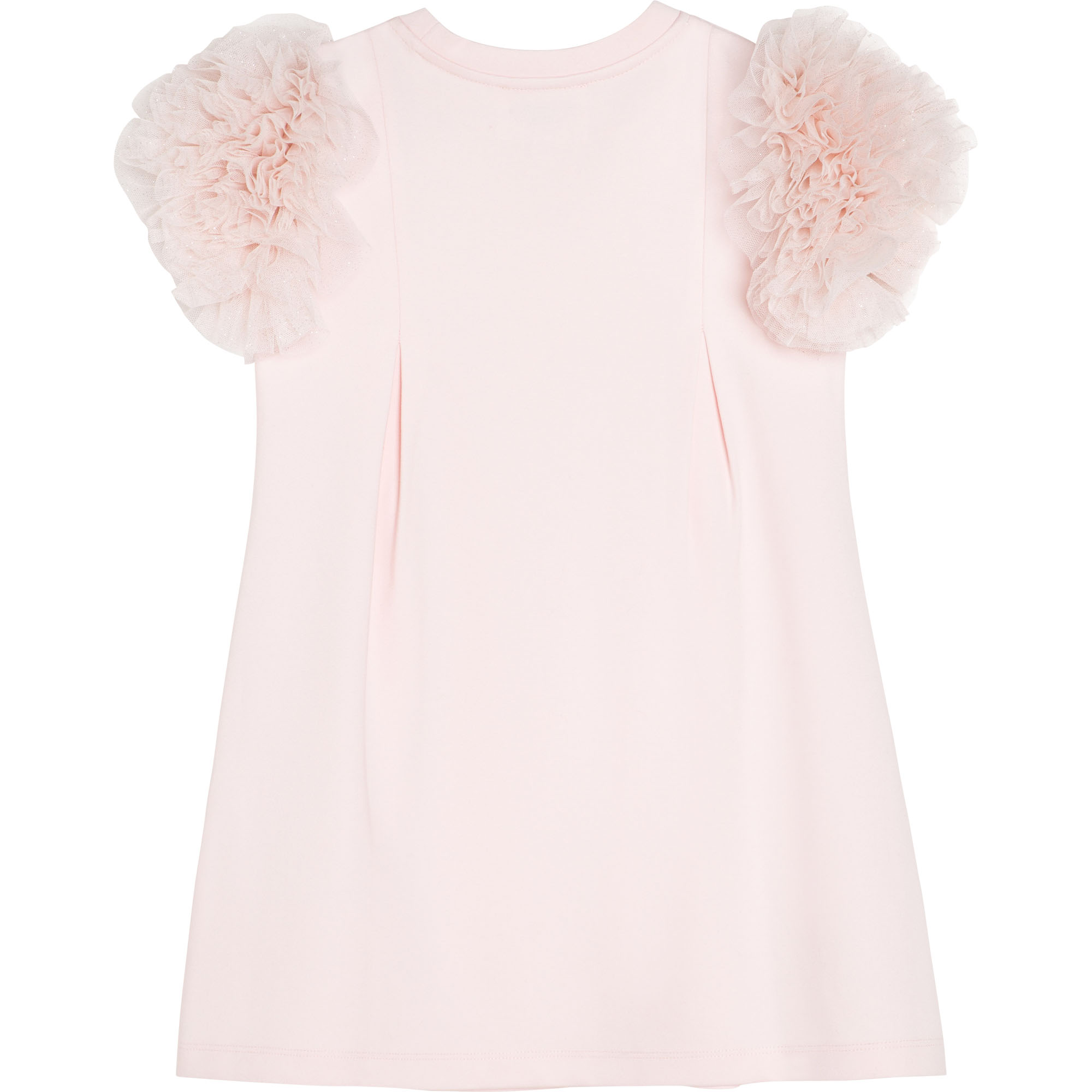 Robe avec manches pompons CHARABIA pour FILLE
