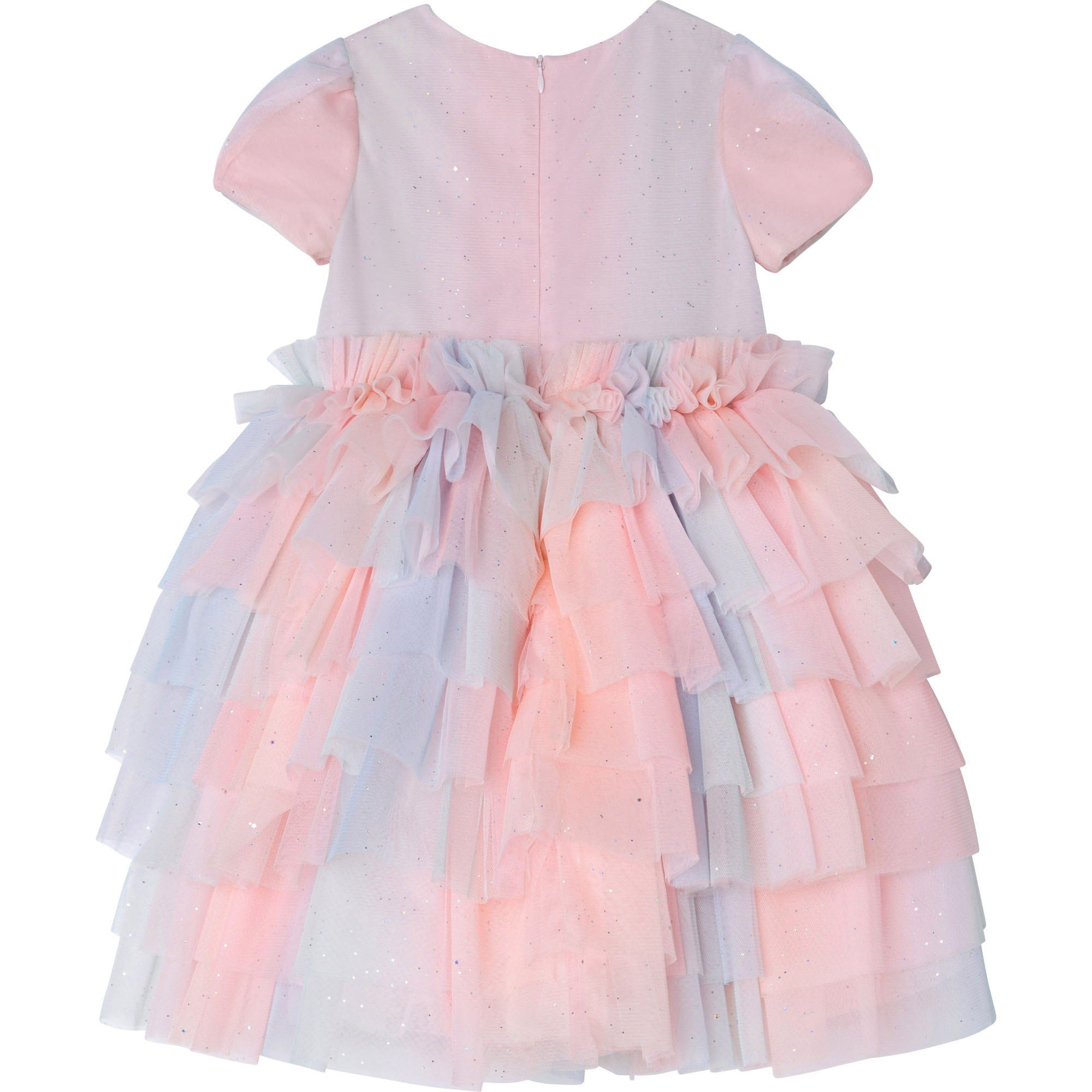 Sparkly shaded tulle dress CHARABIA for GIRL