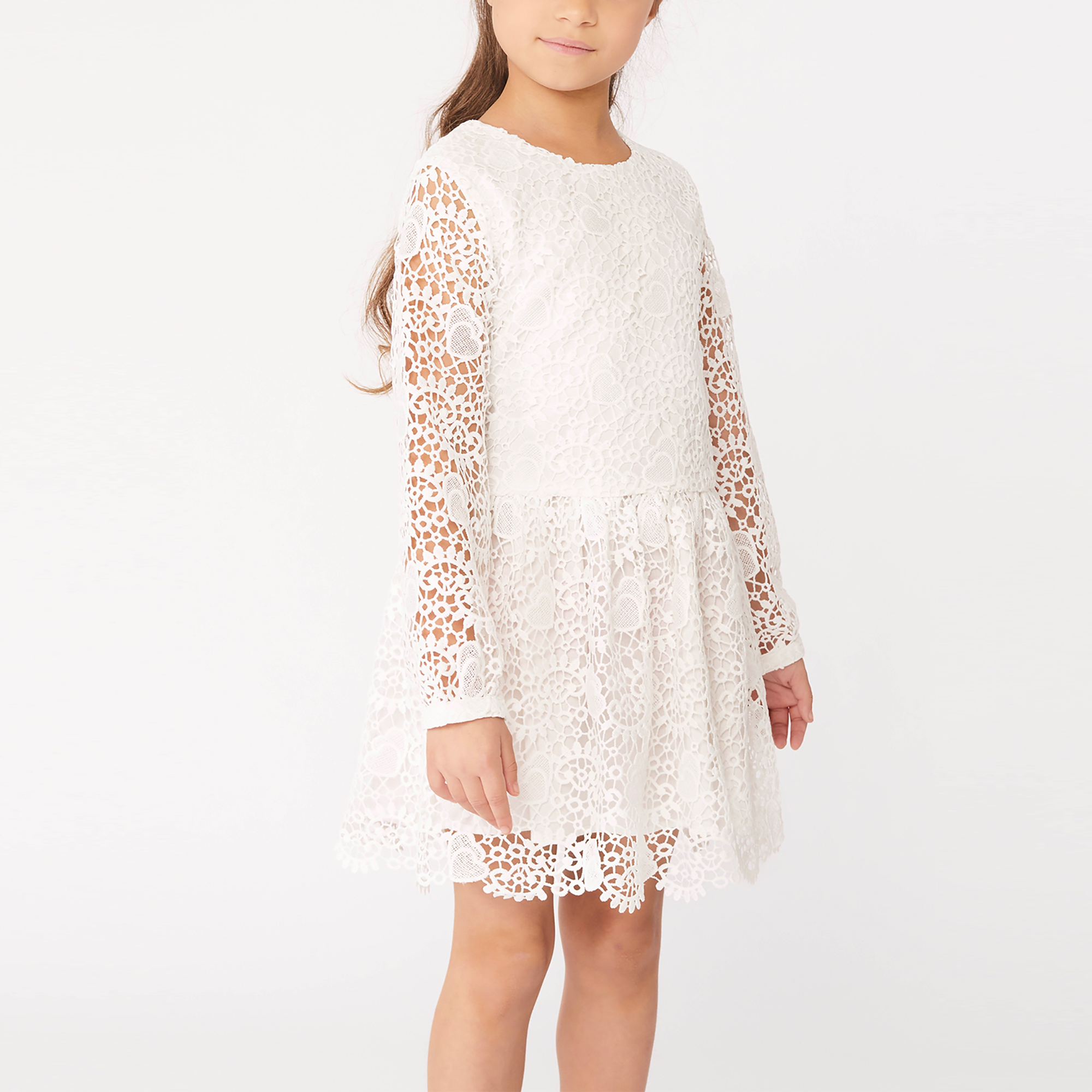 Heart lace dress CHARABIA for GIRL