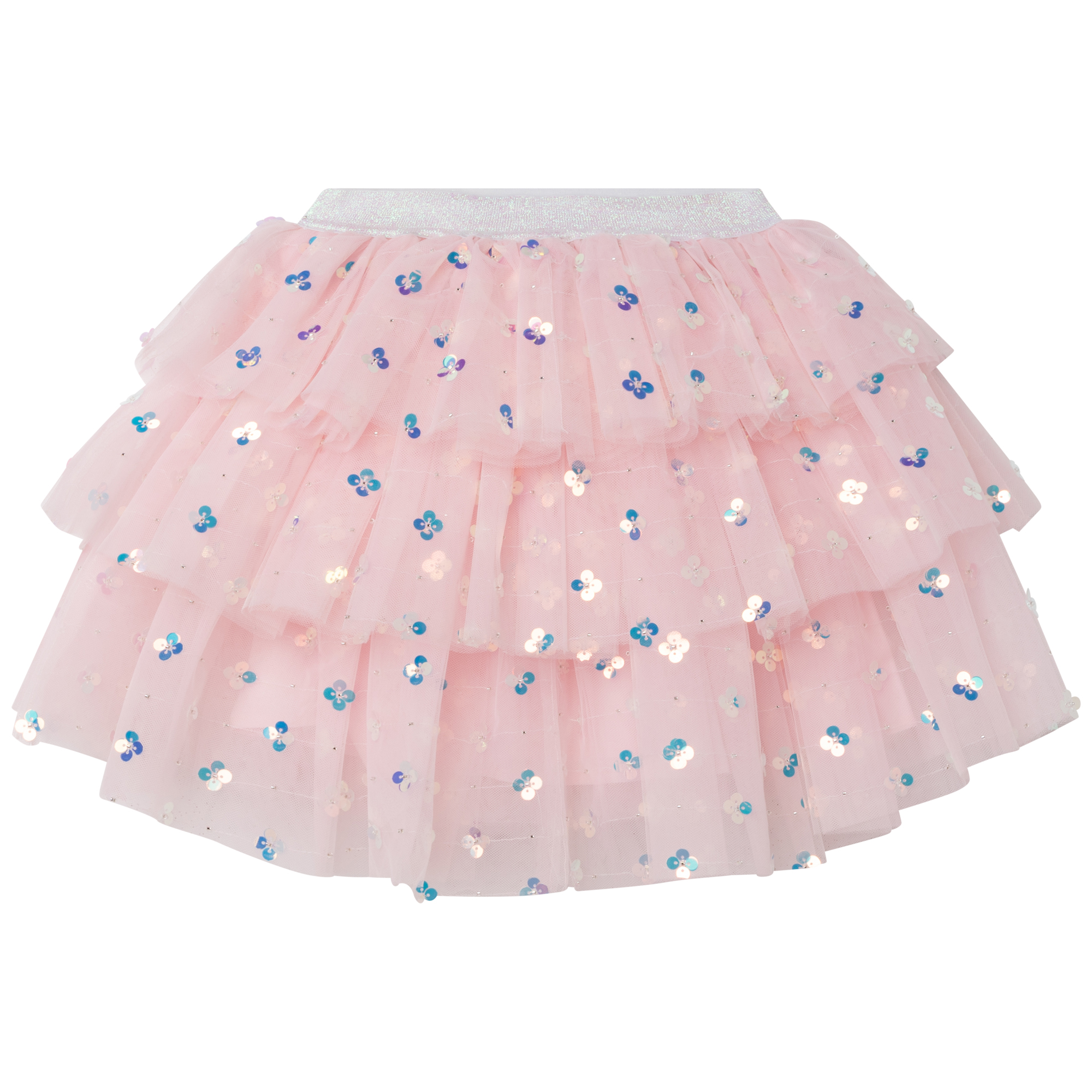 Sequinned tulle skirt CHARABIA for GIRL