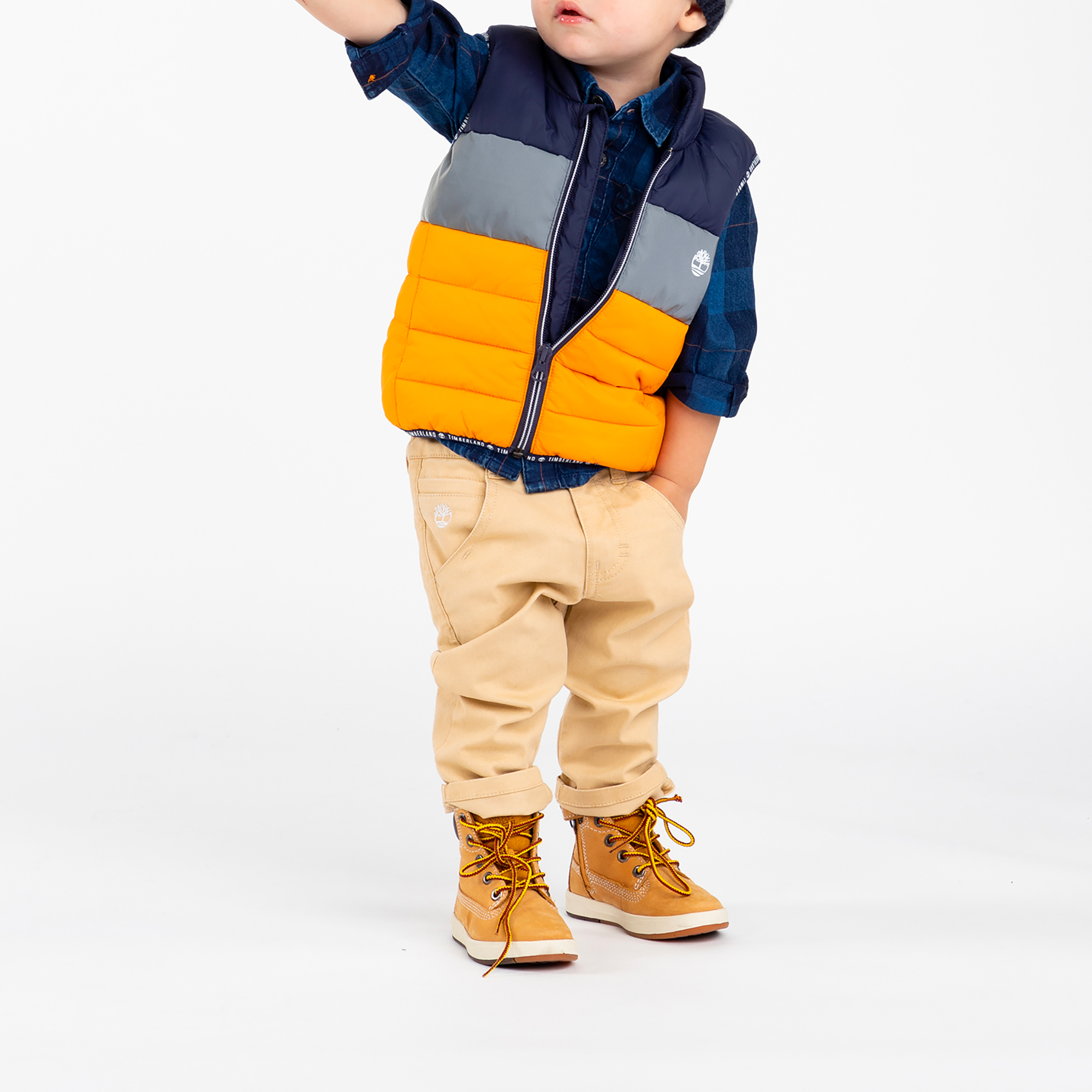 Tricot hat with pompom TIMBERLAND for BOY