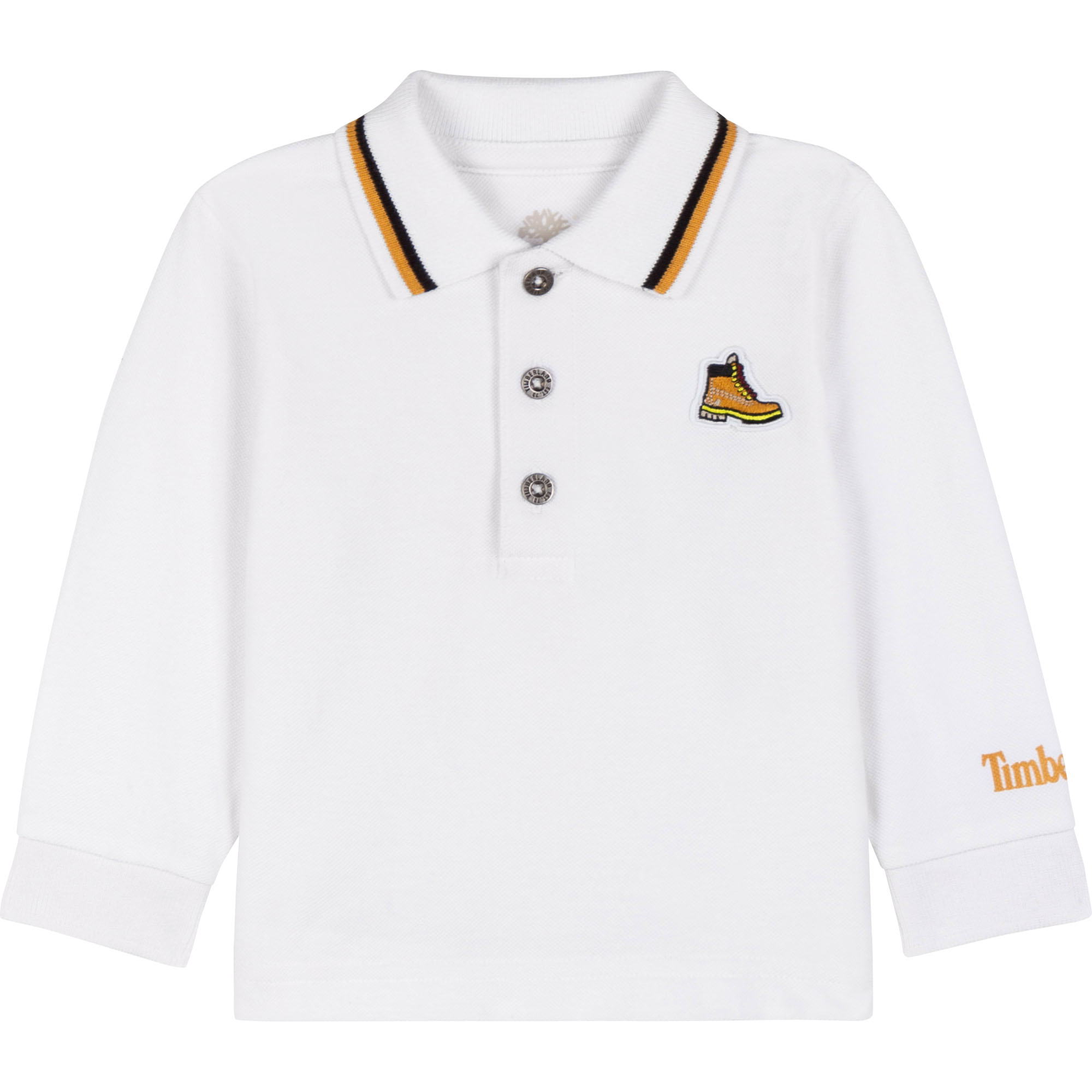 Organic cotton polo shirt with badge TIMBERLAND for BOY