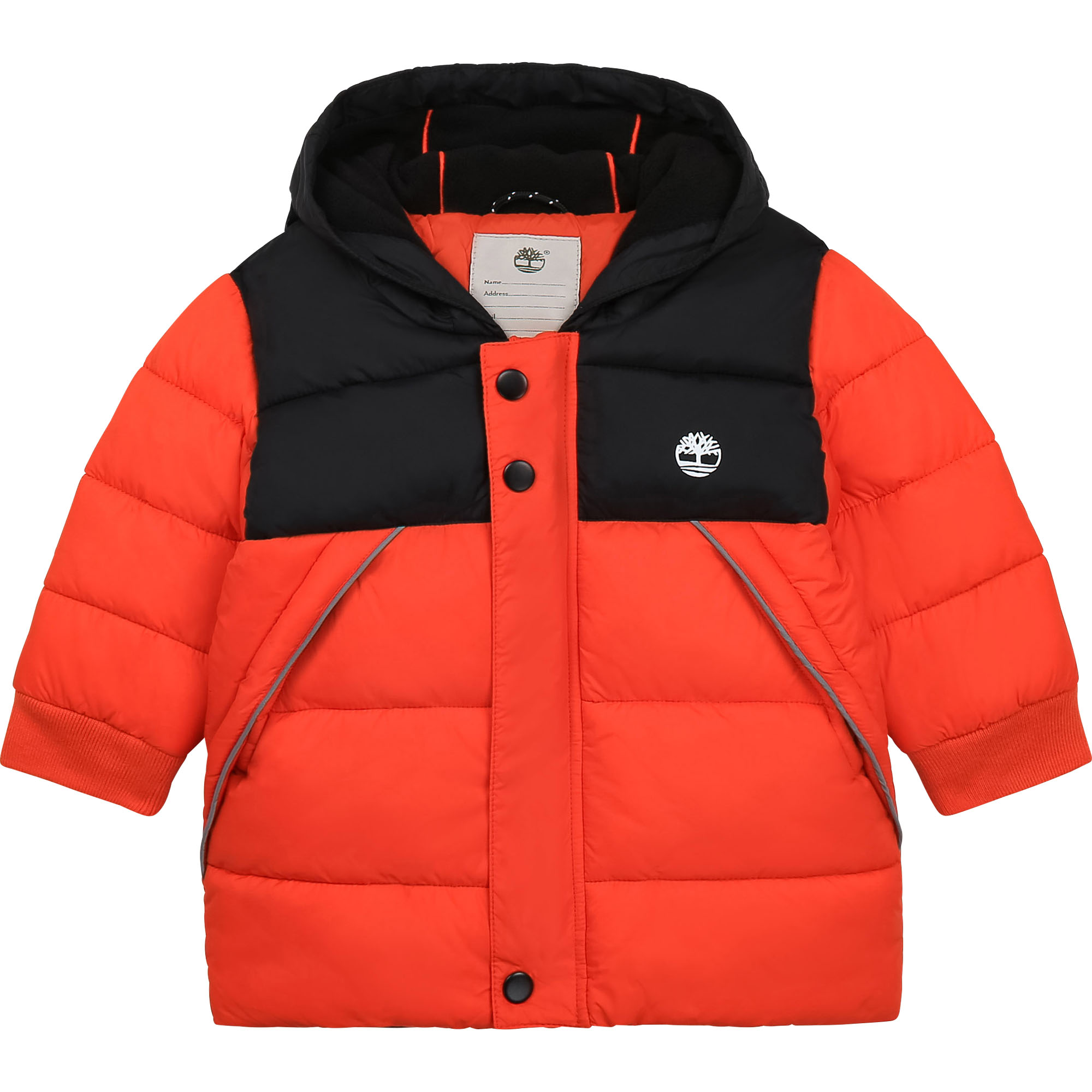 Water-repellent hooded down jacket TIMBERLAND for BOY
