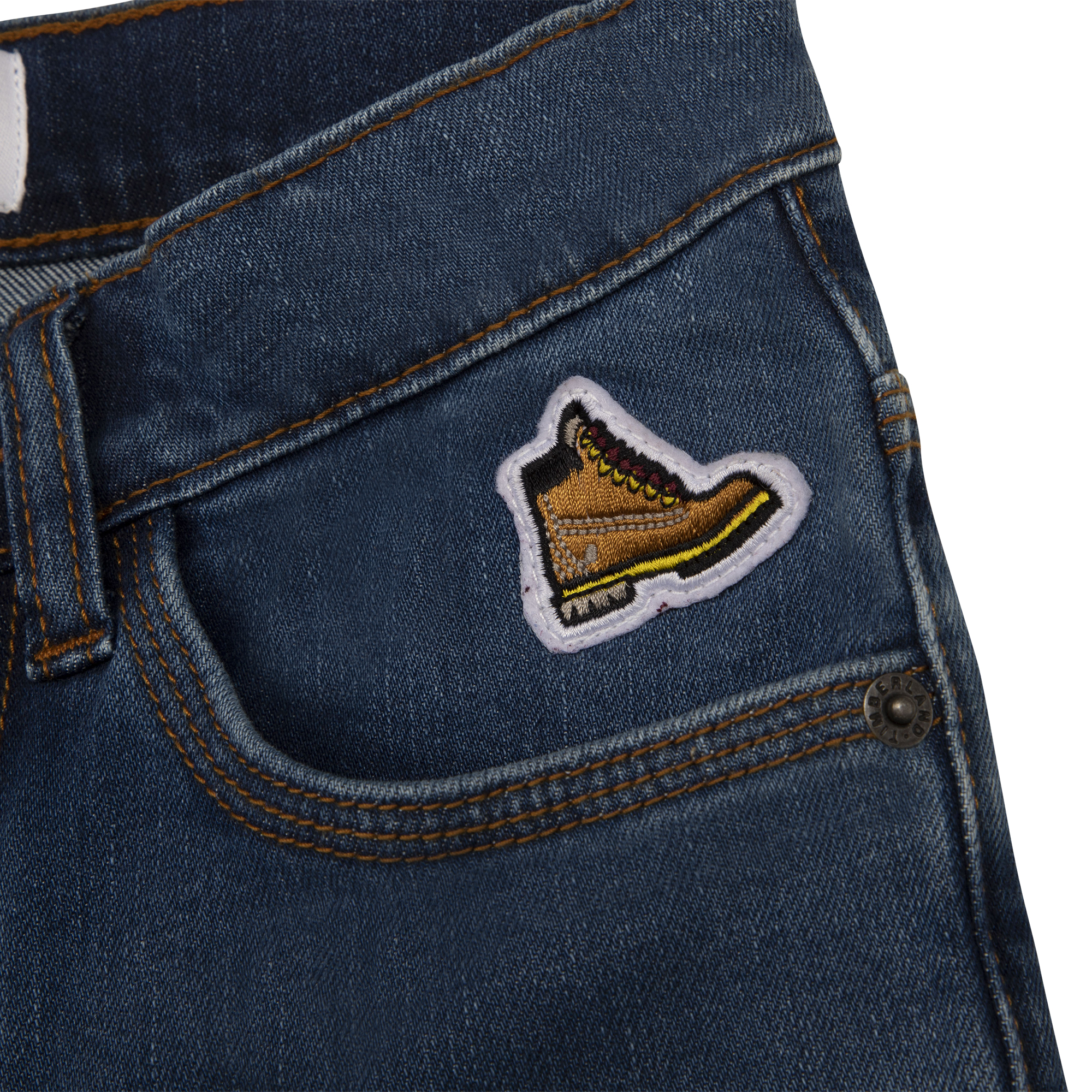 Jeans con vita regolbaile TIMBERLAND Per RAGAZZO
