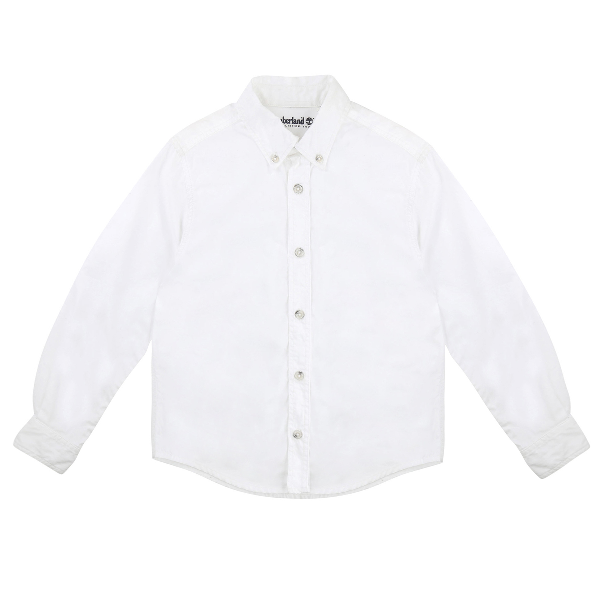 TIMBERLAND Chemise coton manches longues GARCON 6A Blanc