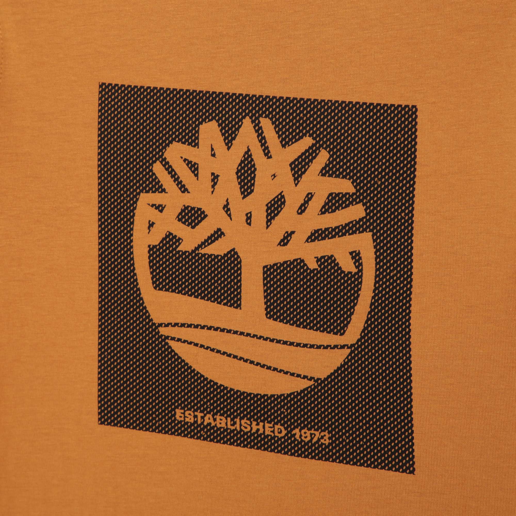 T-shirt met opdruk van jersey-katoen TIMBERLAND Voor