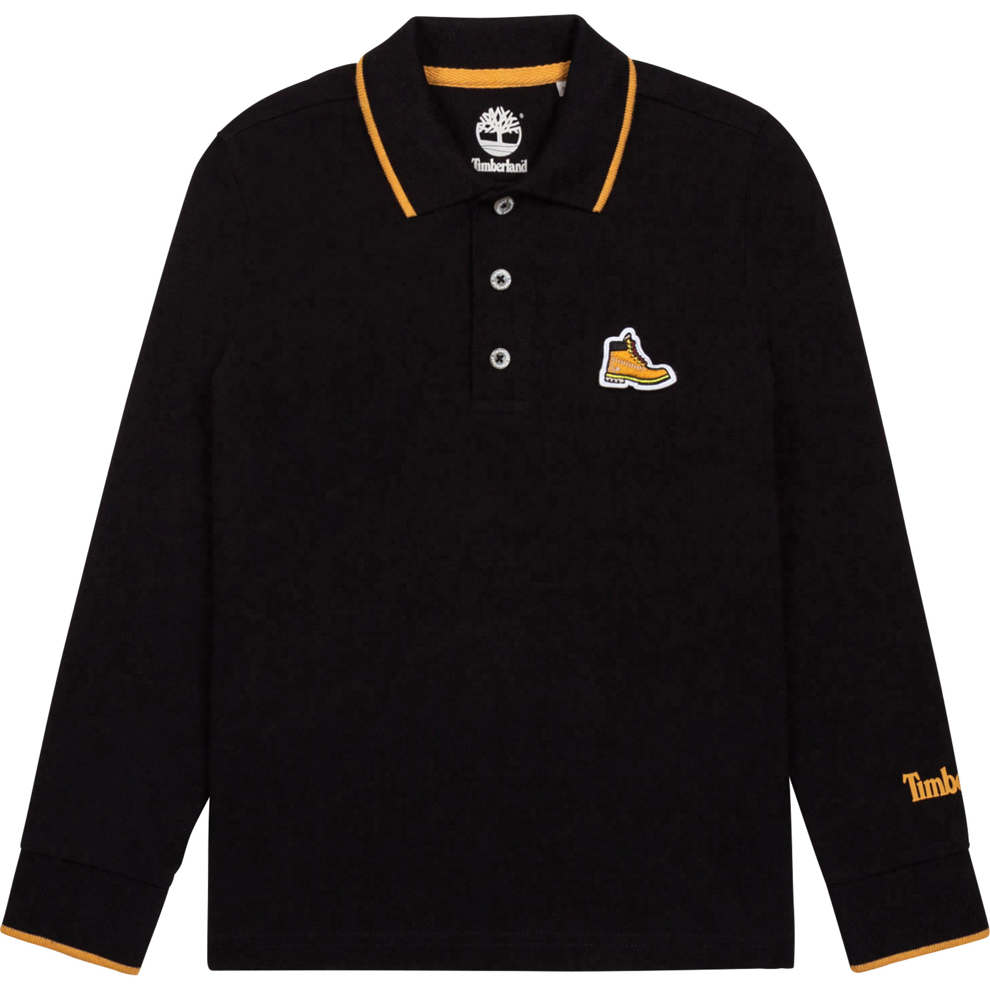 Long-sleeved cotton polo shirt TIMBERLAND for BOY