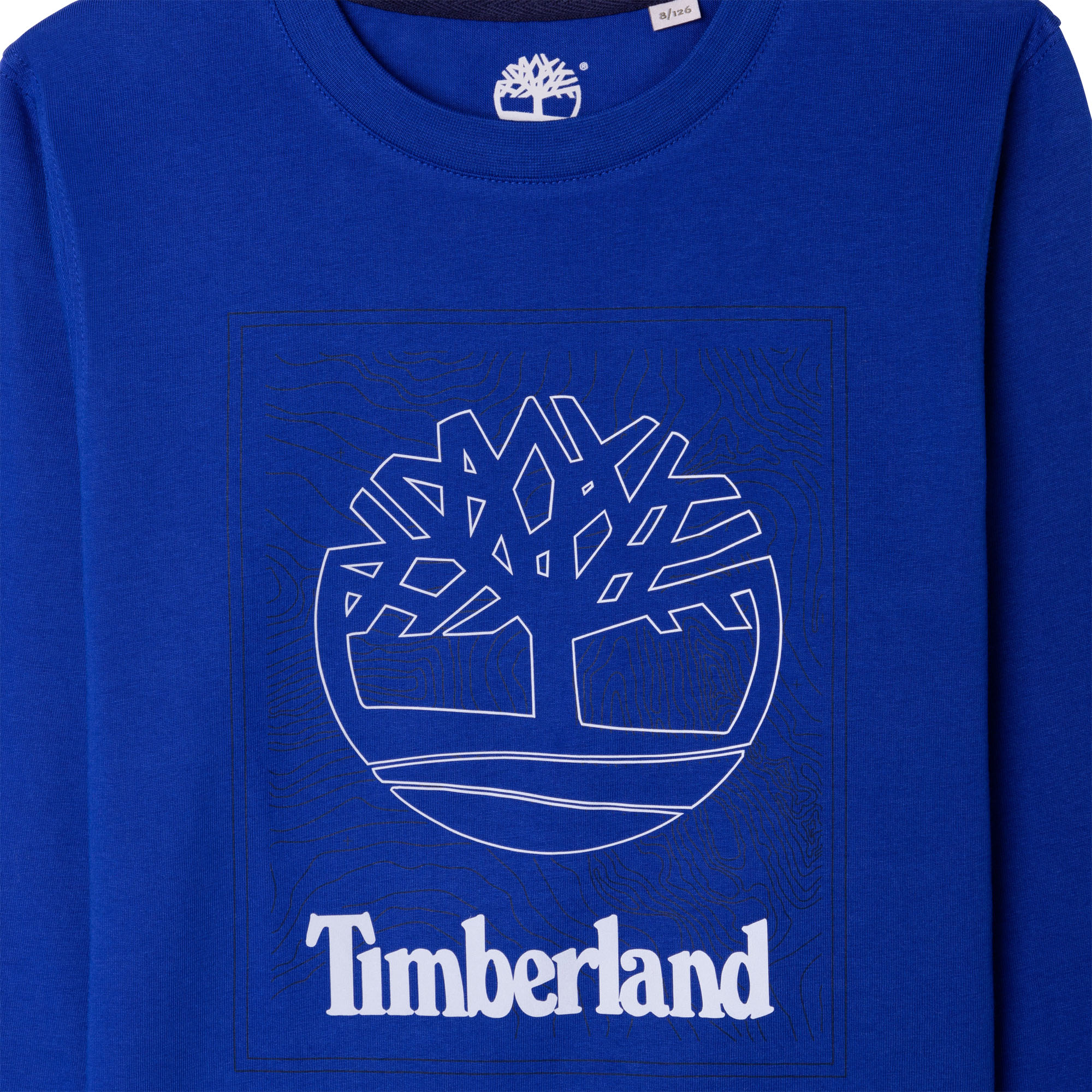 Katoenen T-shirt met lange mouwen TIMBERLAND Voor