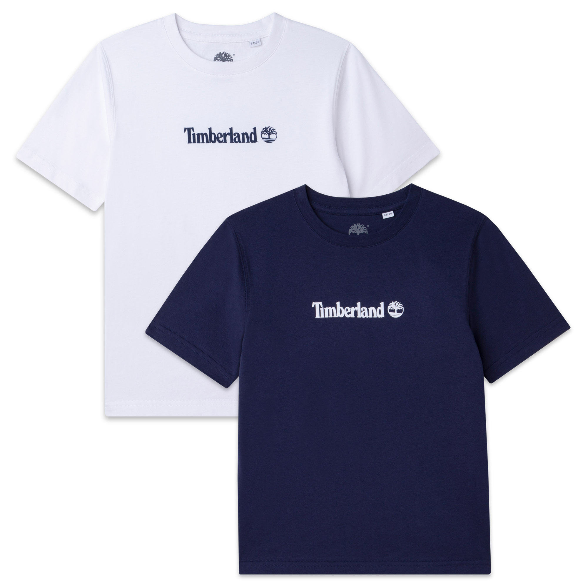 Pack de 2 camisetas de algodón TIMBERLAND para NIÑO