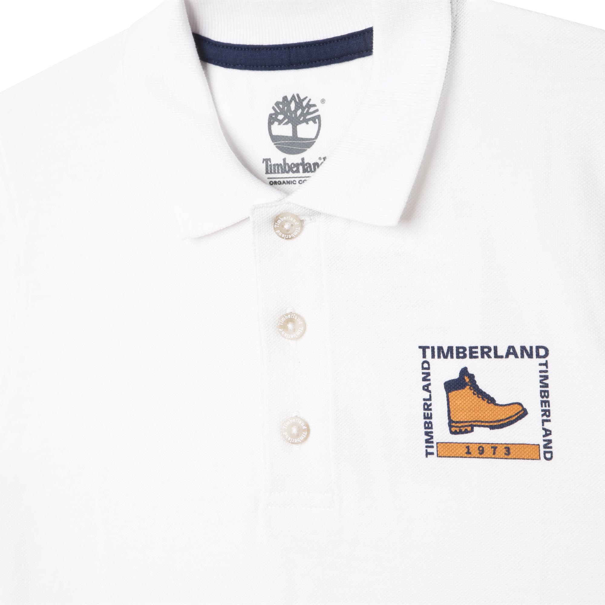 Polo with print on chest TIMBERLAND for BOY