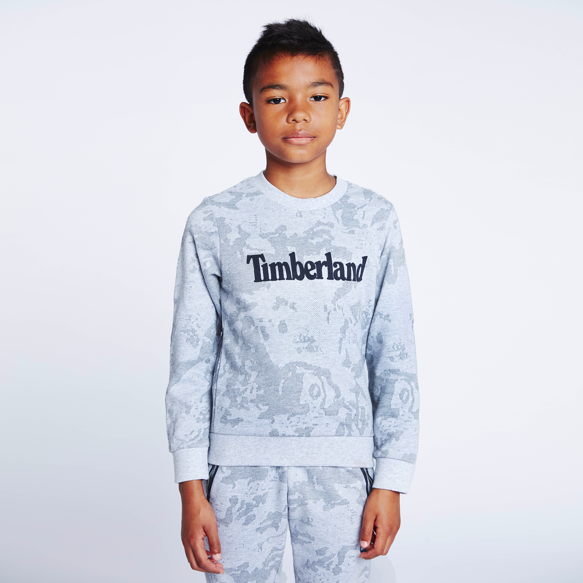 Jacquard fleece sweatshirt TIMBERLAND for BOY