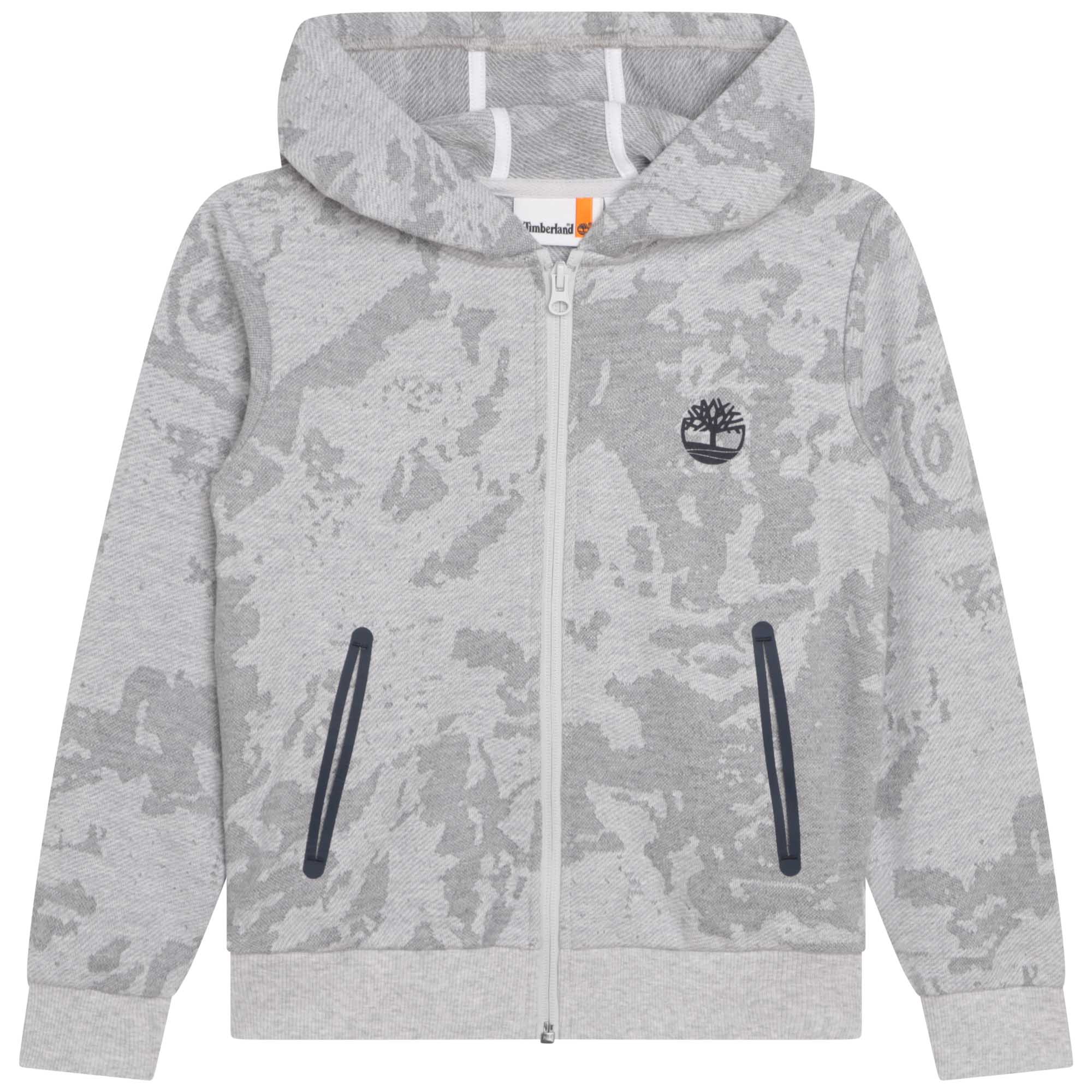 Zip-up hooded cardigan TIMBERLAND for BOY
