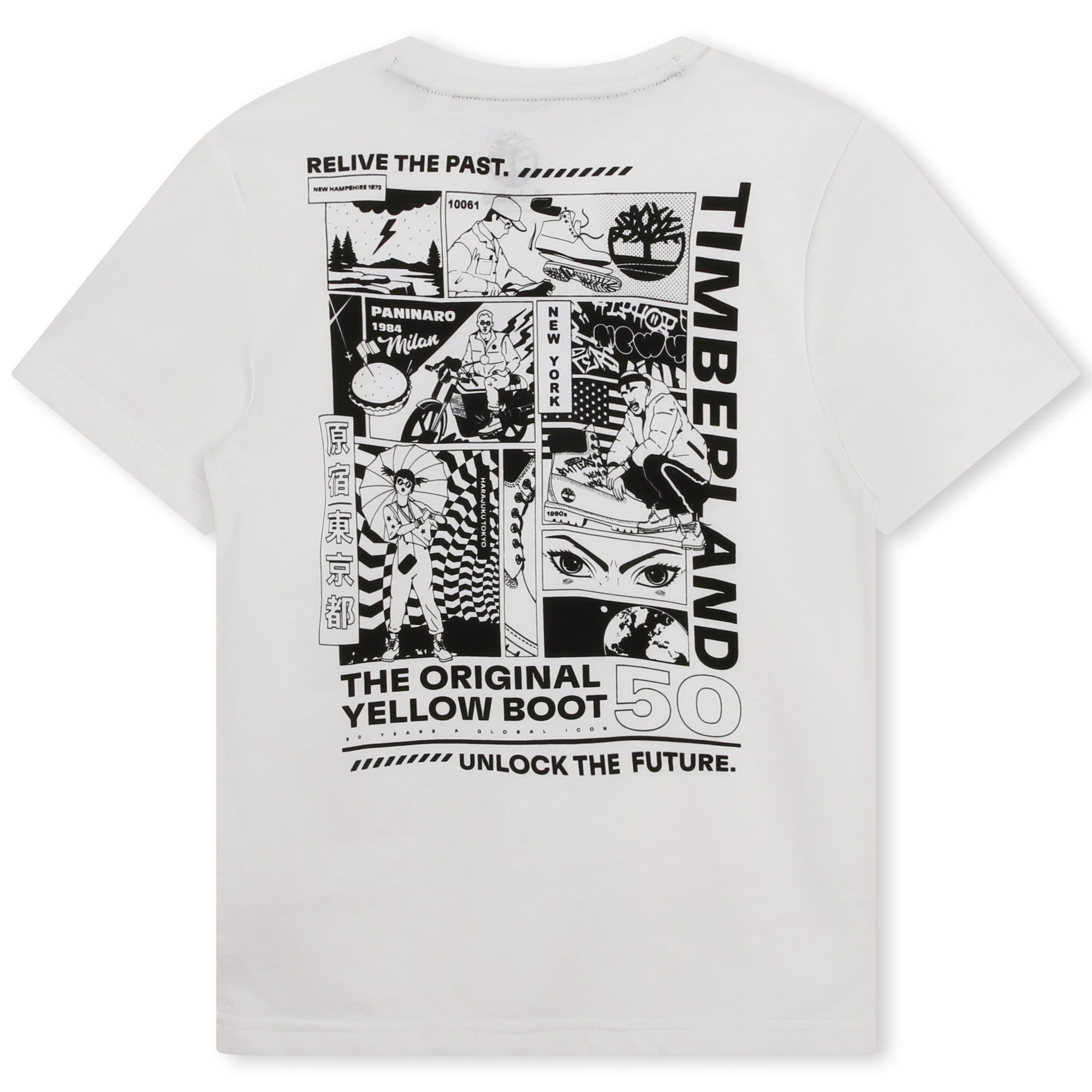 T-shirt met mangaprint TIMBERLAND Voor