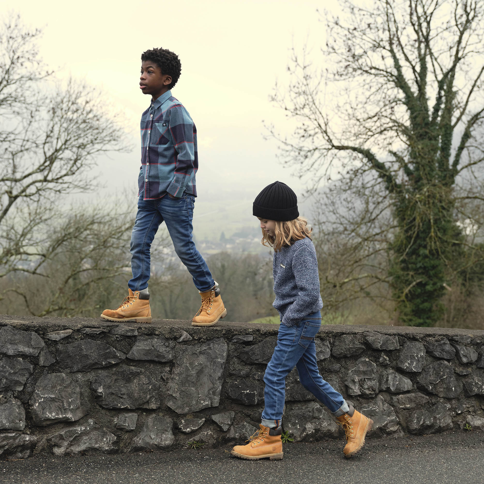 Chemise  à carreaux TIMBERLAND pour GARCON