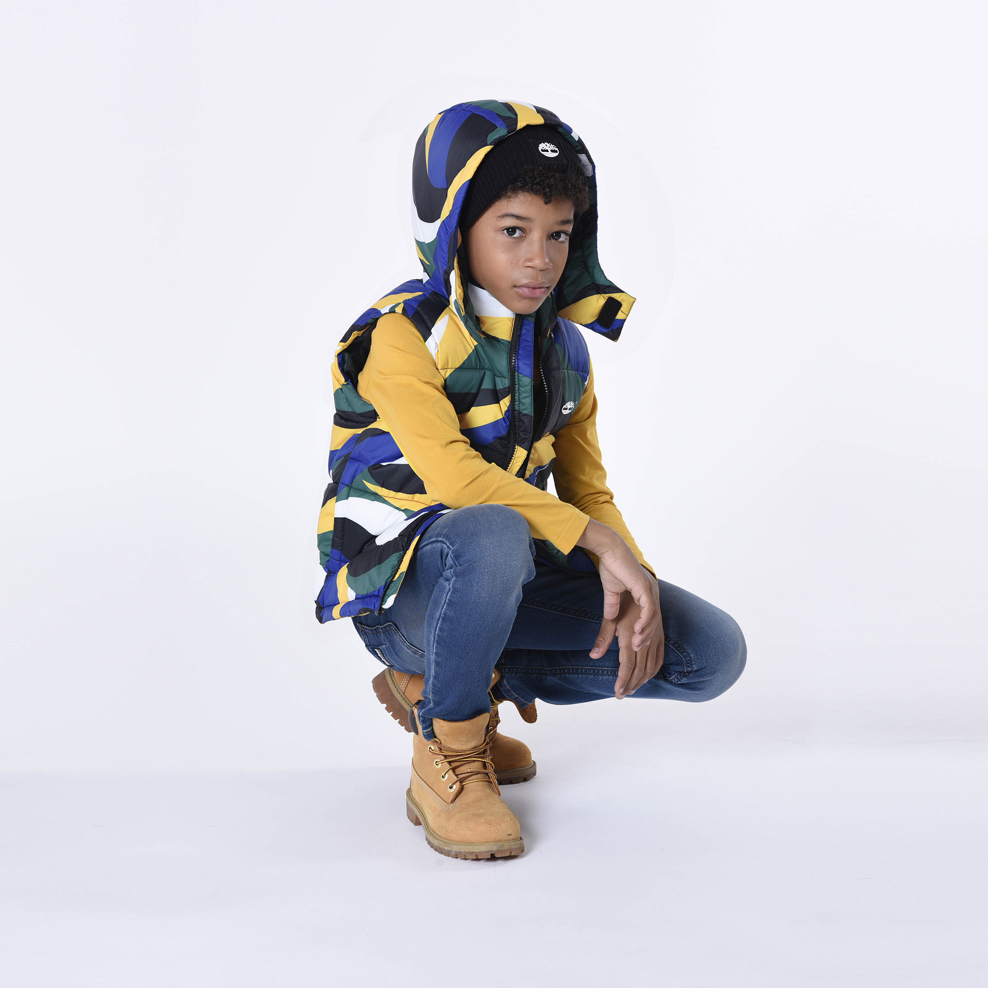 Hooded water-repellent parka TIMBERLAND for BOY