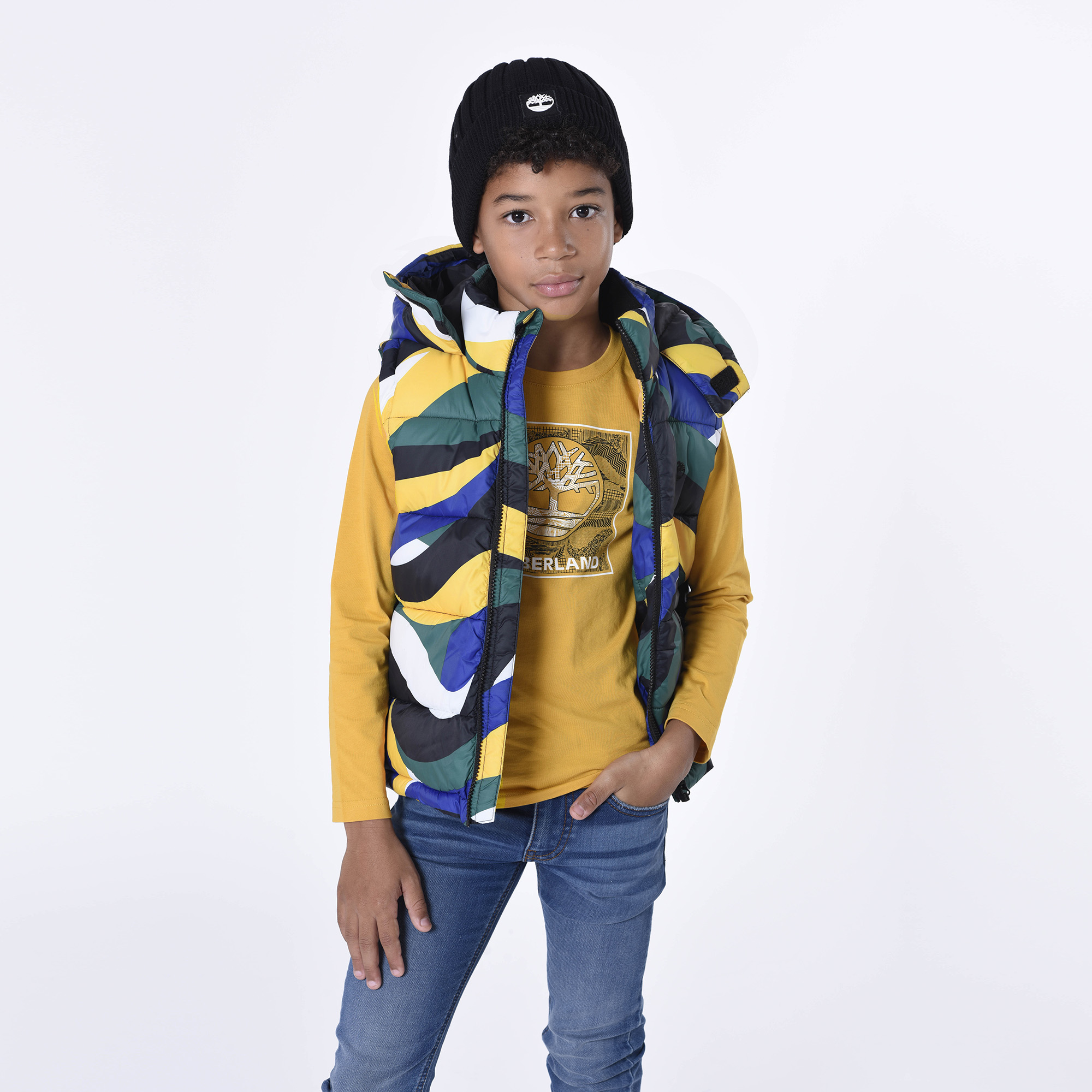 Hooded water-repellent parka TIMBERLAND for BOY
