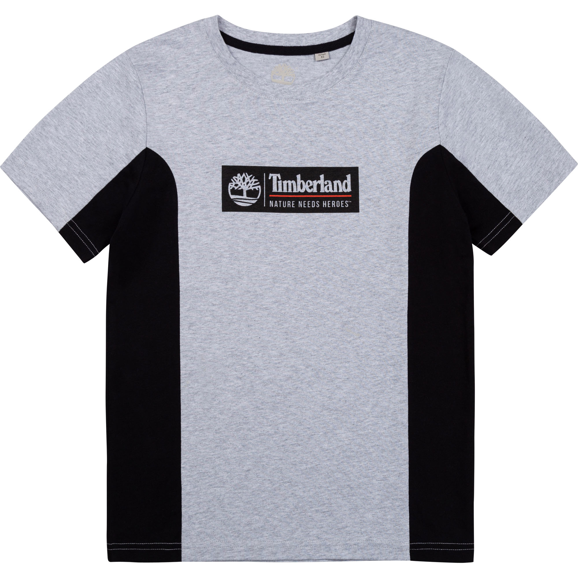 Tweekleurig T-shirt van jersey-katoen TIMBERLAND Voor