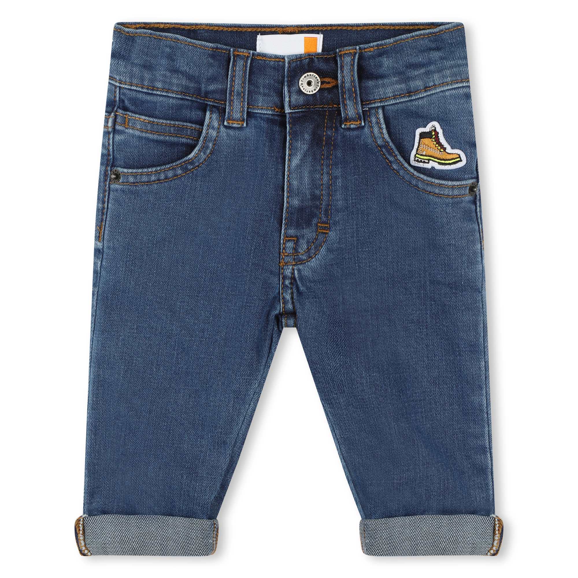 Fitted cotton jeans TIMBERLAND for BOY