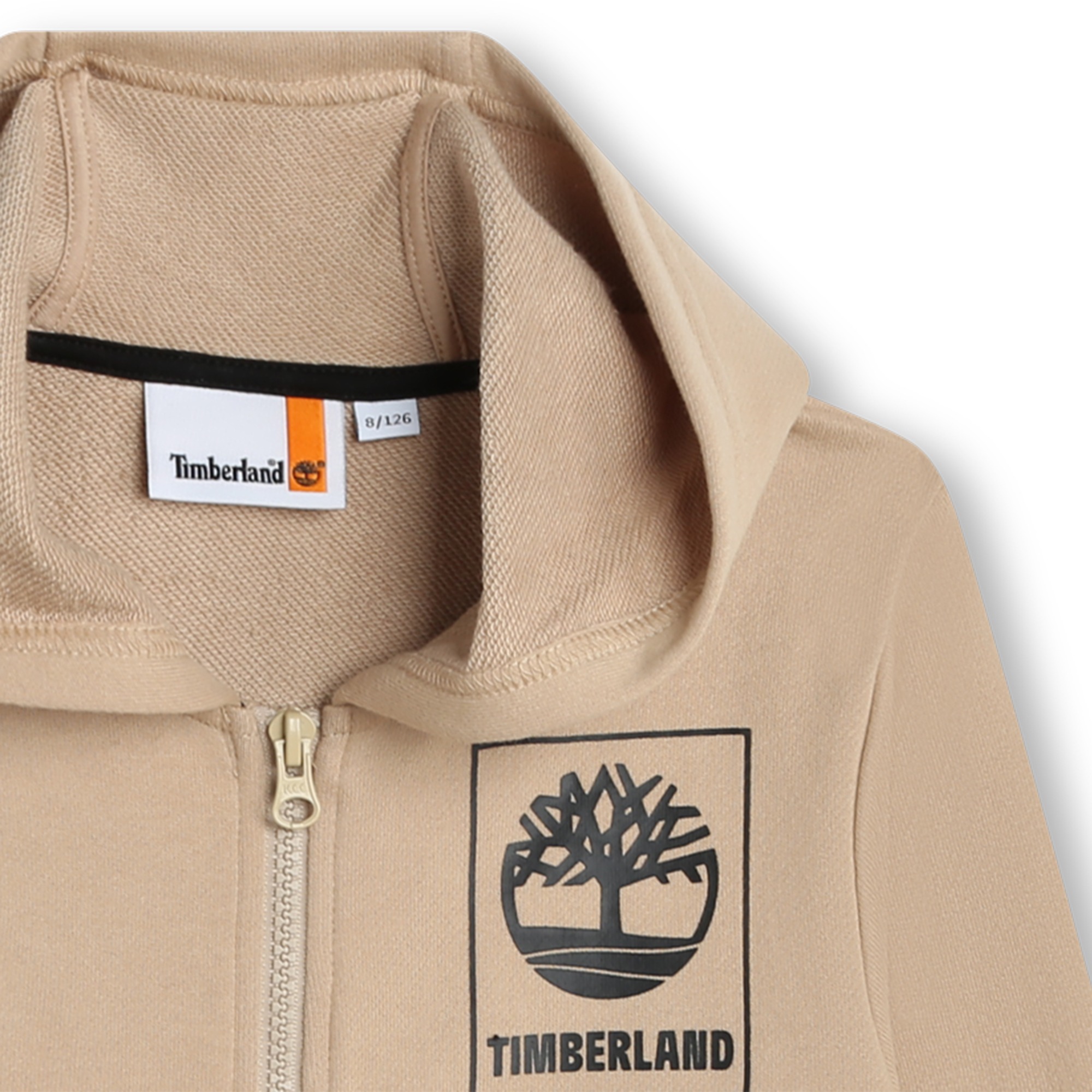 Hooded zip-up sweatshirt TIMBERLAND for BOY