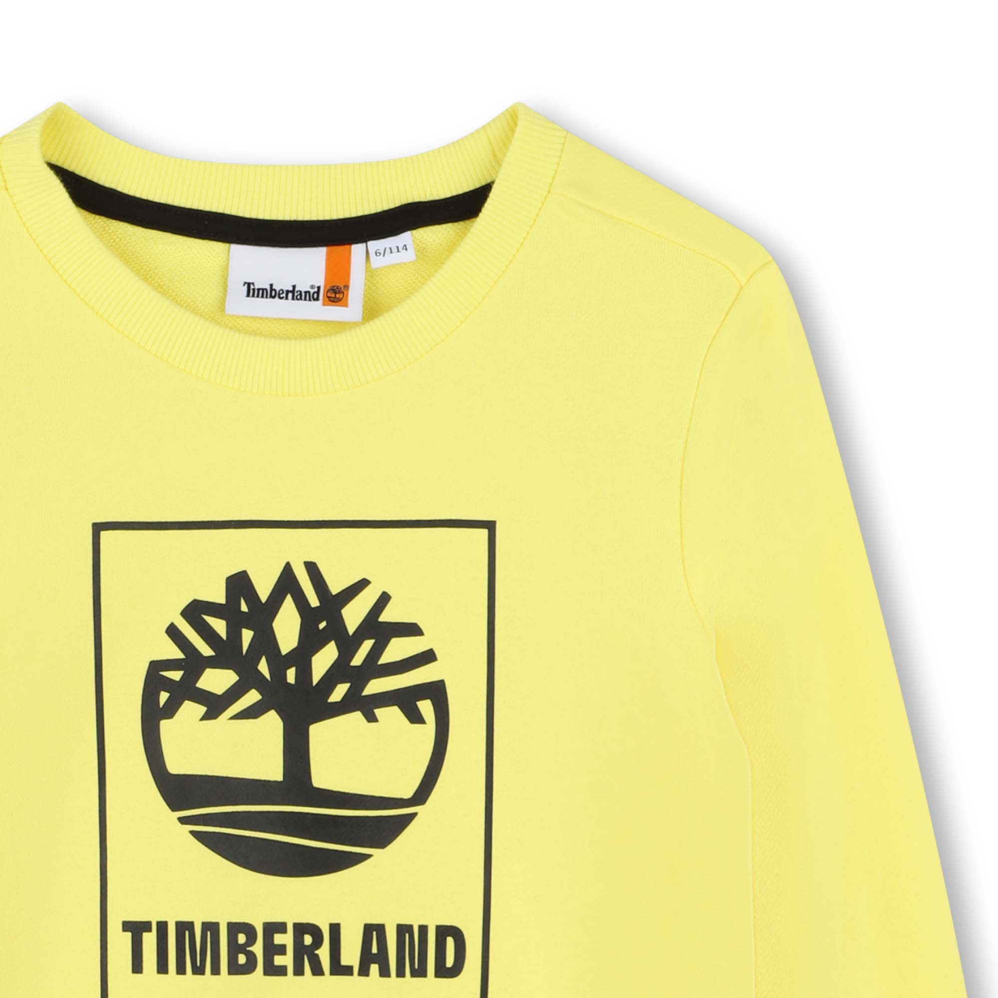 Fleece sweatshirt with motif TIMBERLAND for BOY