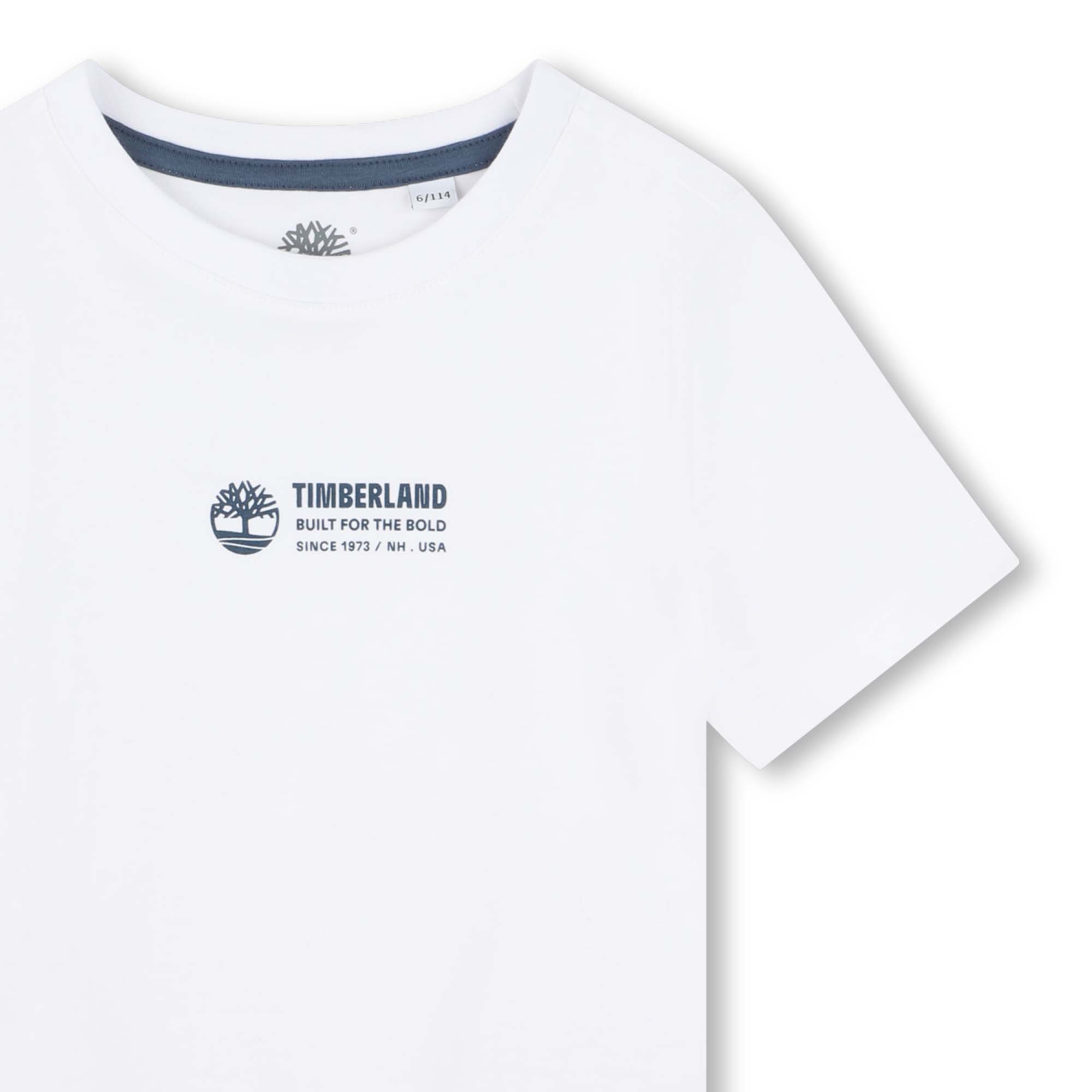 Kurzärmliges Baumwoll-T-Shirt TIMBERLAND Für JUNGE
