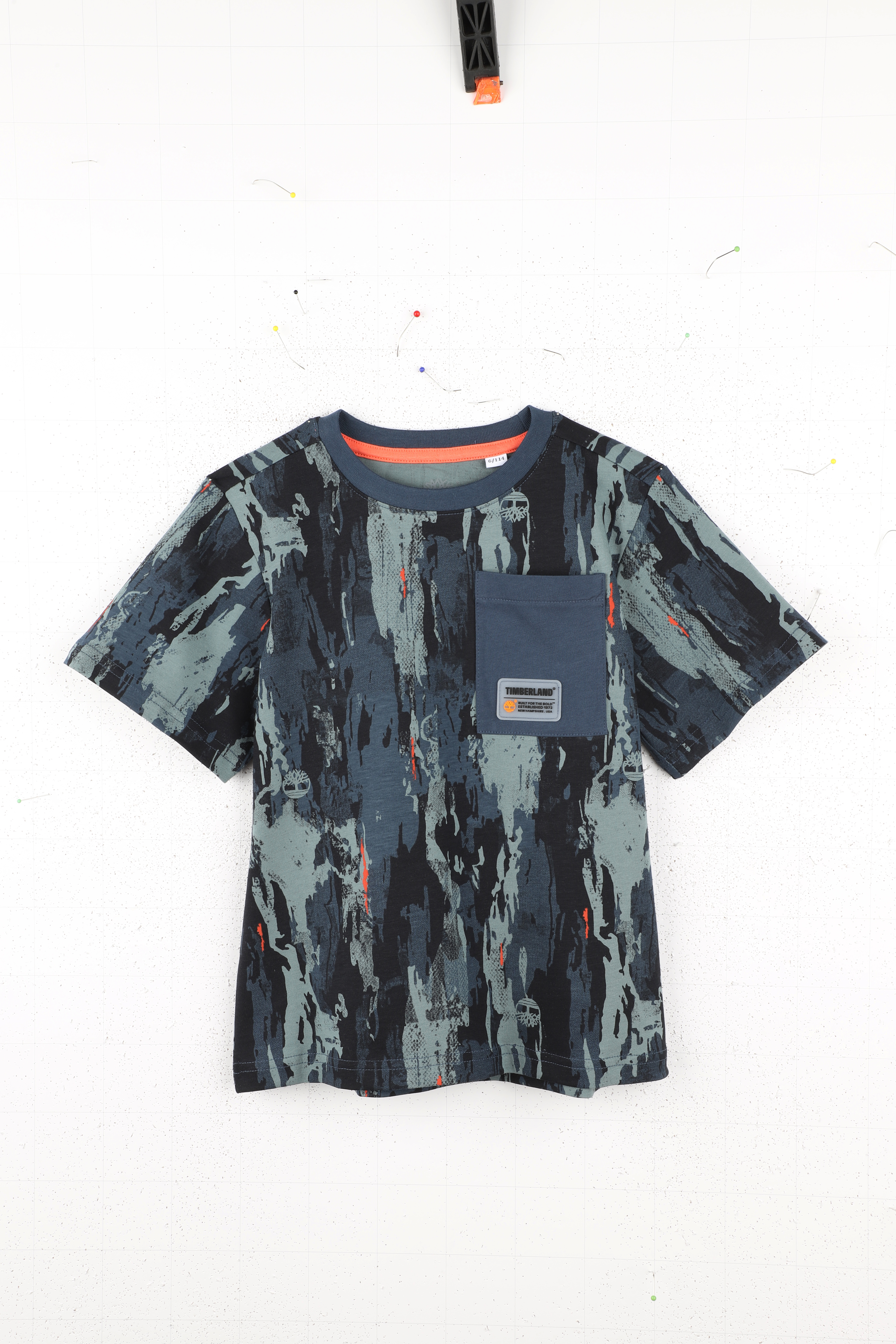 Multicoloured pocket T-shirt TIMBERLAND for BOY