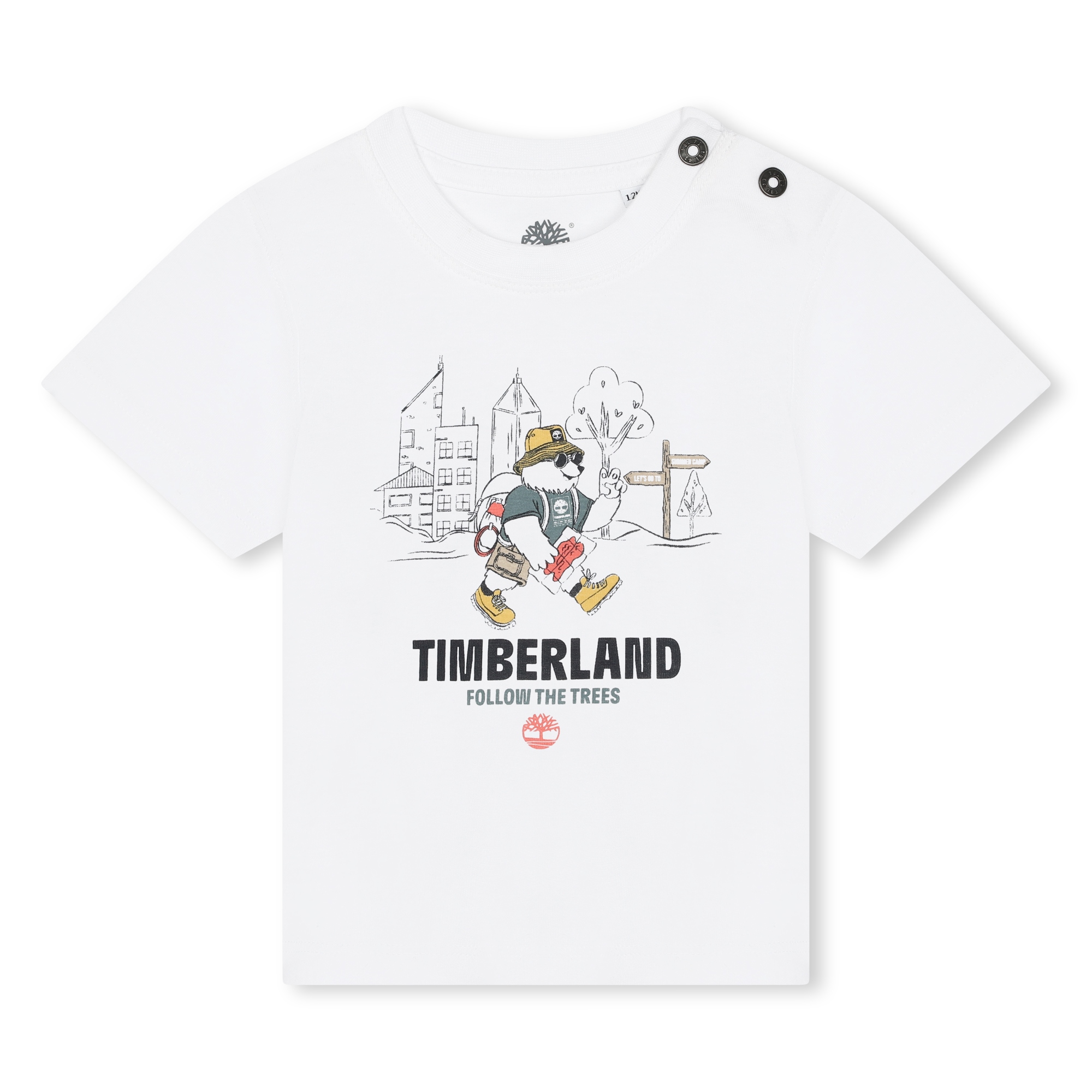 Camiseta de cuello redondo TIMBERLAND para NIÑO