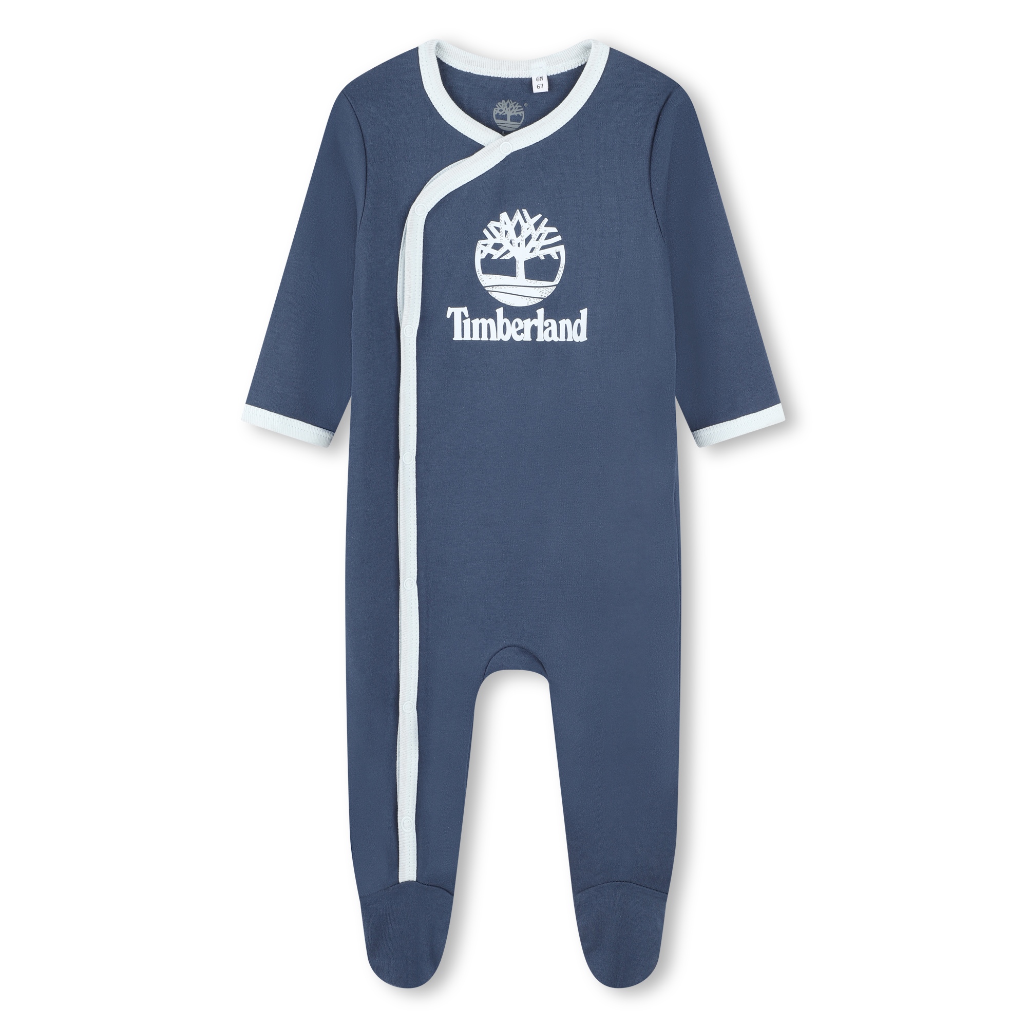 timberland pyjama en coton garcon 3m bleu
