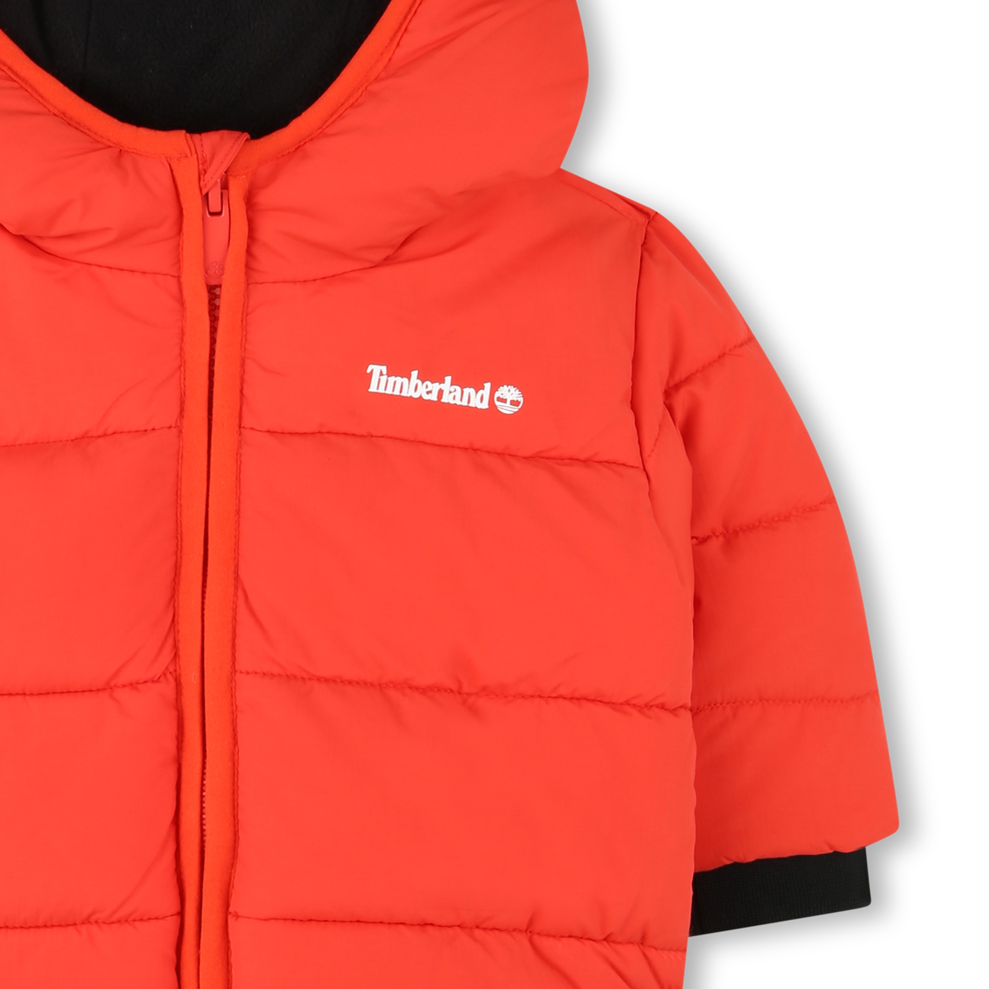 TIMBERLAND Water repellent hooded parka baby red Kids around