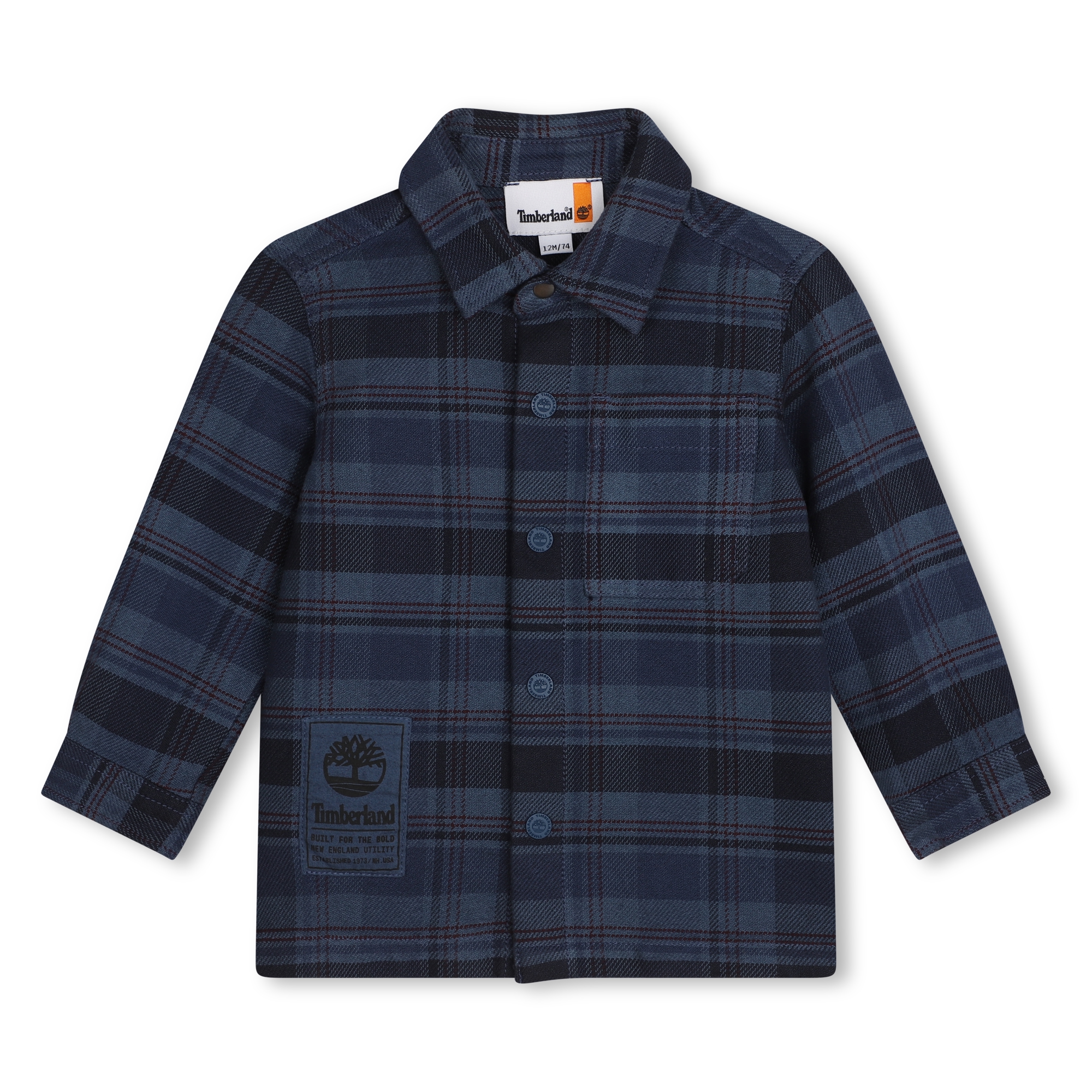 Camisa de sarga de cuadros TIMBERLAND para NIÑO