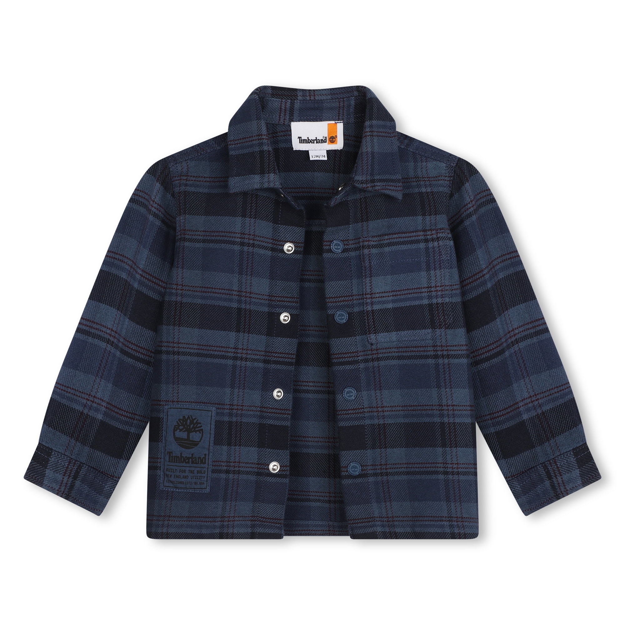 Checked twill shirt TIMBERLAND for BOY