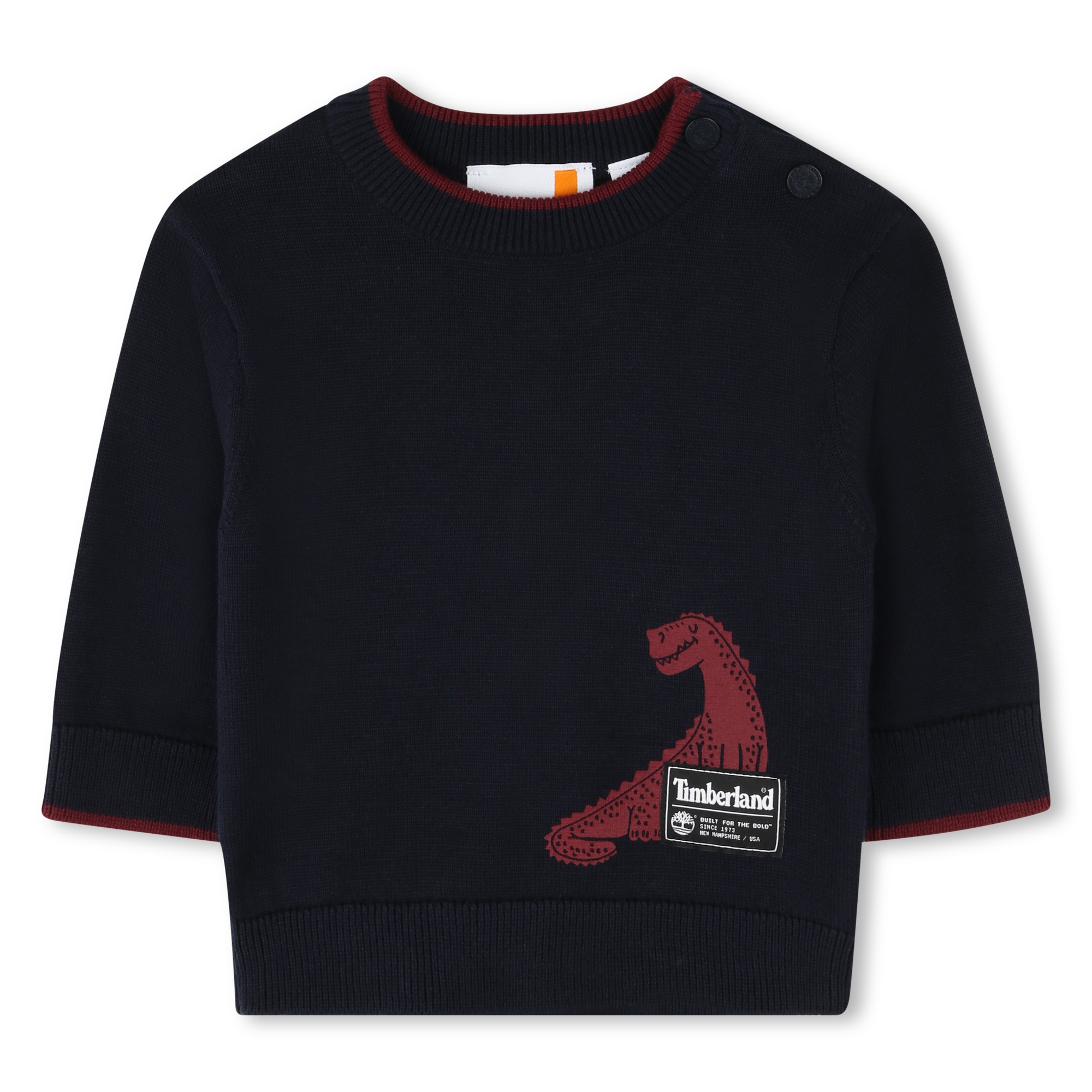 Knitted jumper with dinosaur TIMBERLAND for BOY