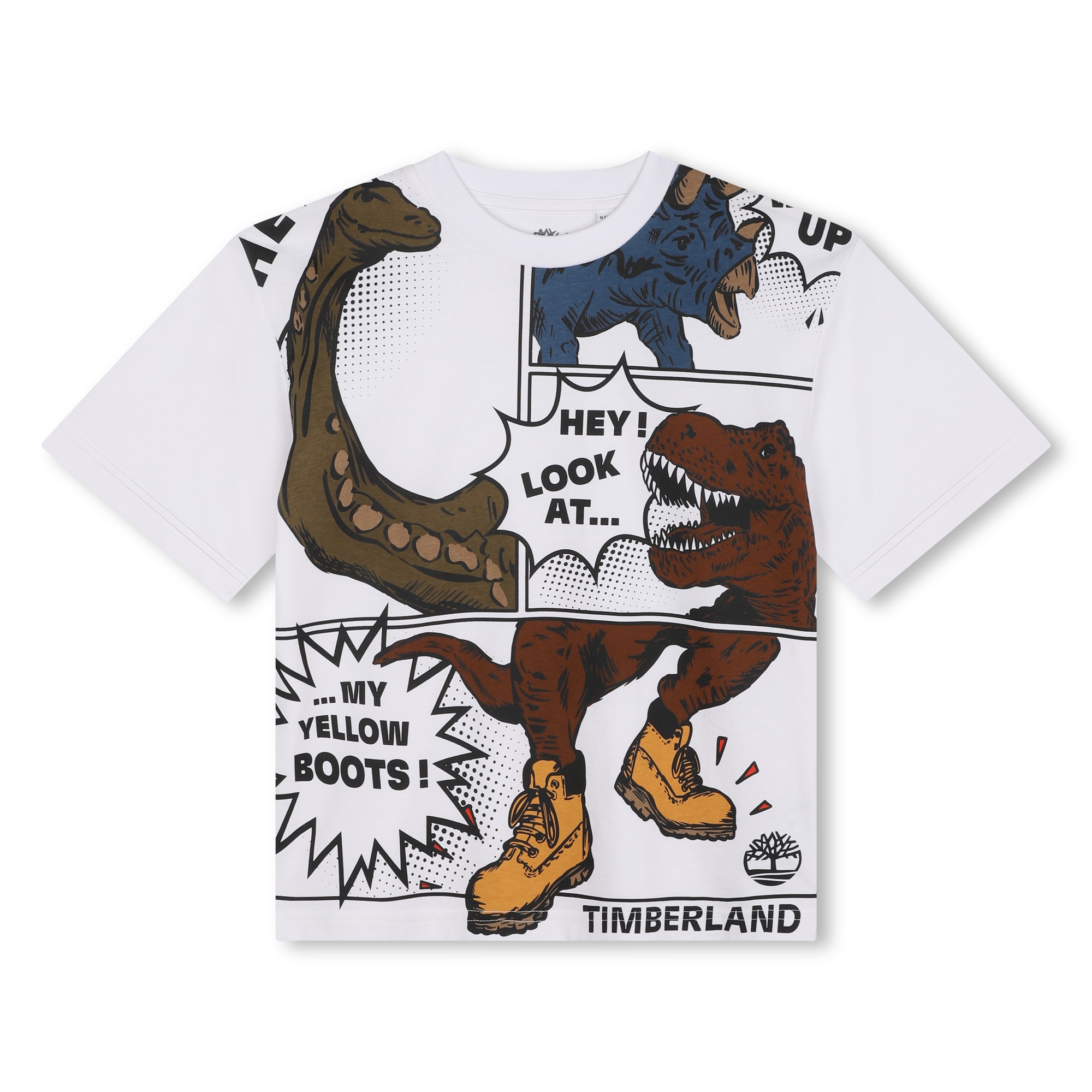 T-shirt met stripfiguren-print TIMBERLAND Voor