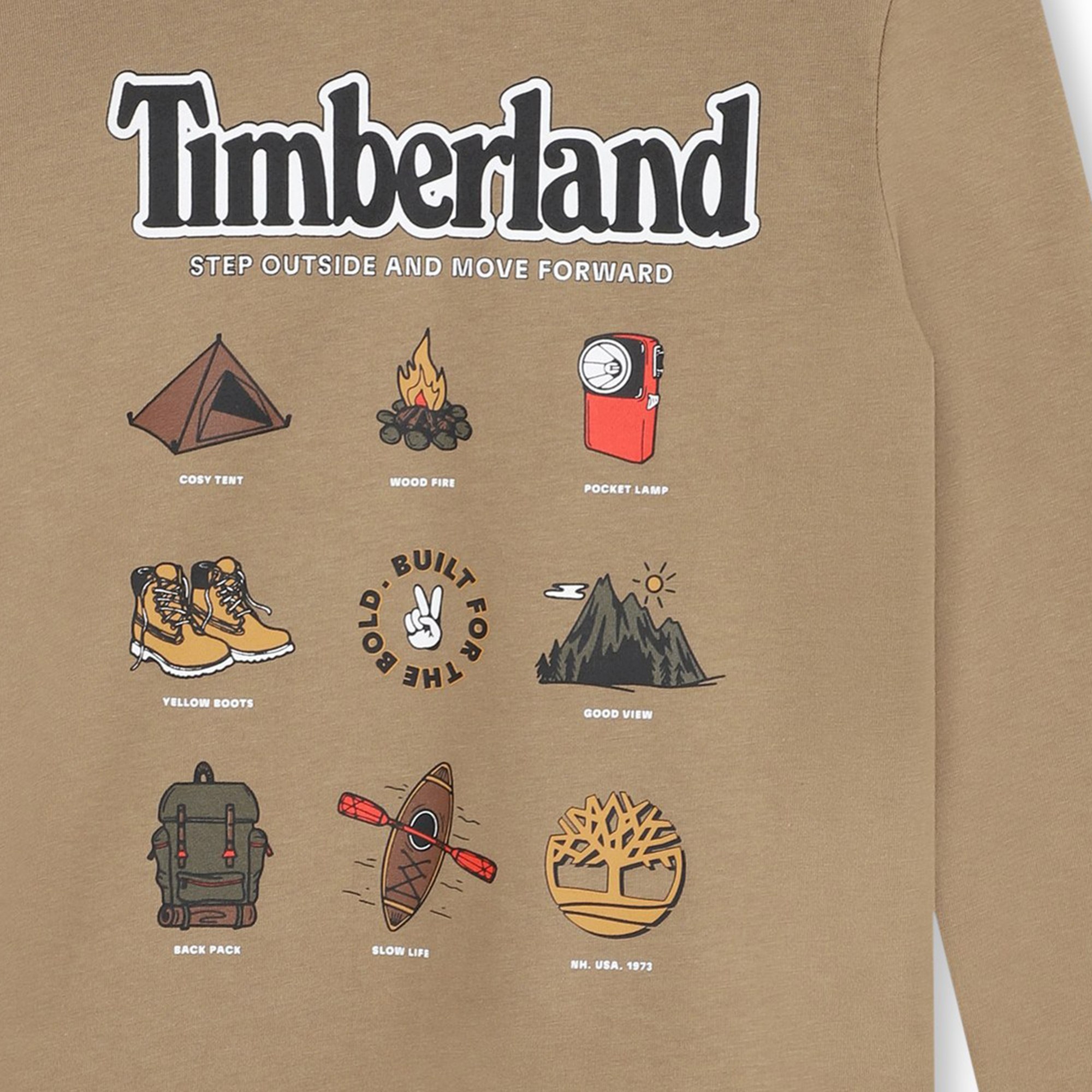 T-shirt with print on front TIMBERLAND for BOY