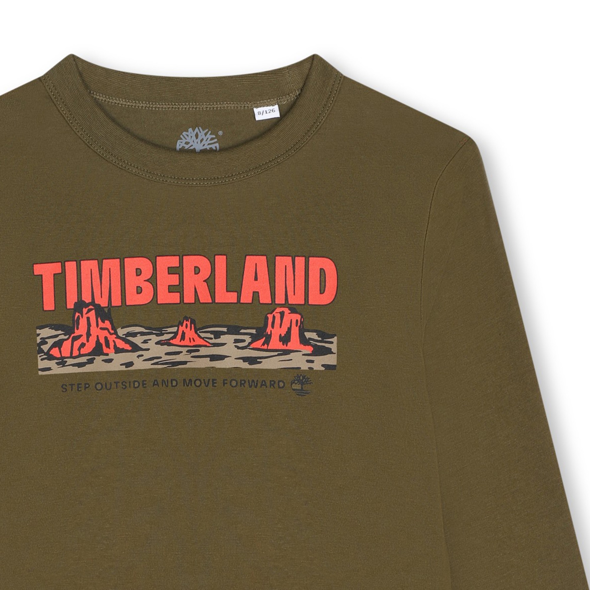 T-shirt with print and message TIMBERLAND for BOY