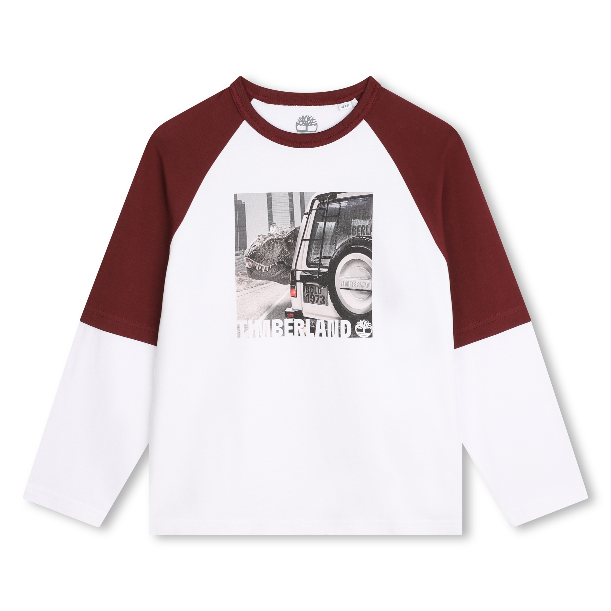 Two-tone T-shirt with print TIMBERLAND for BOY