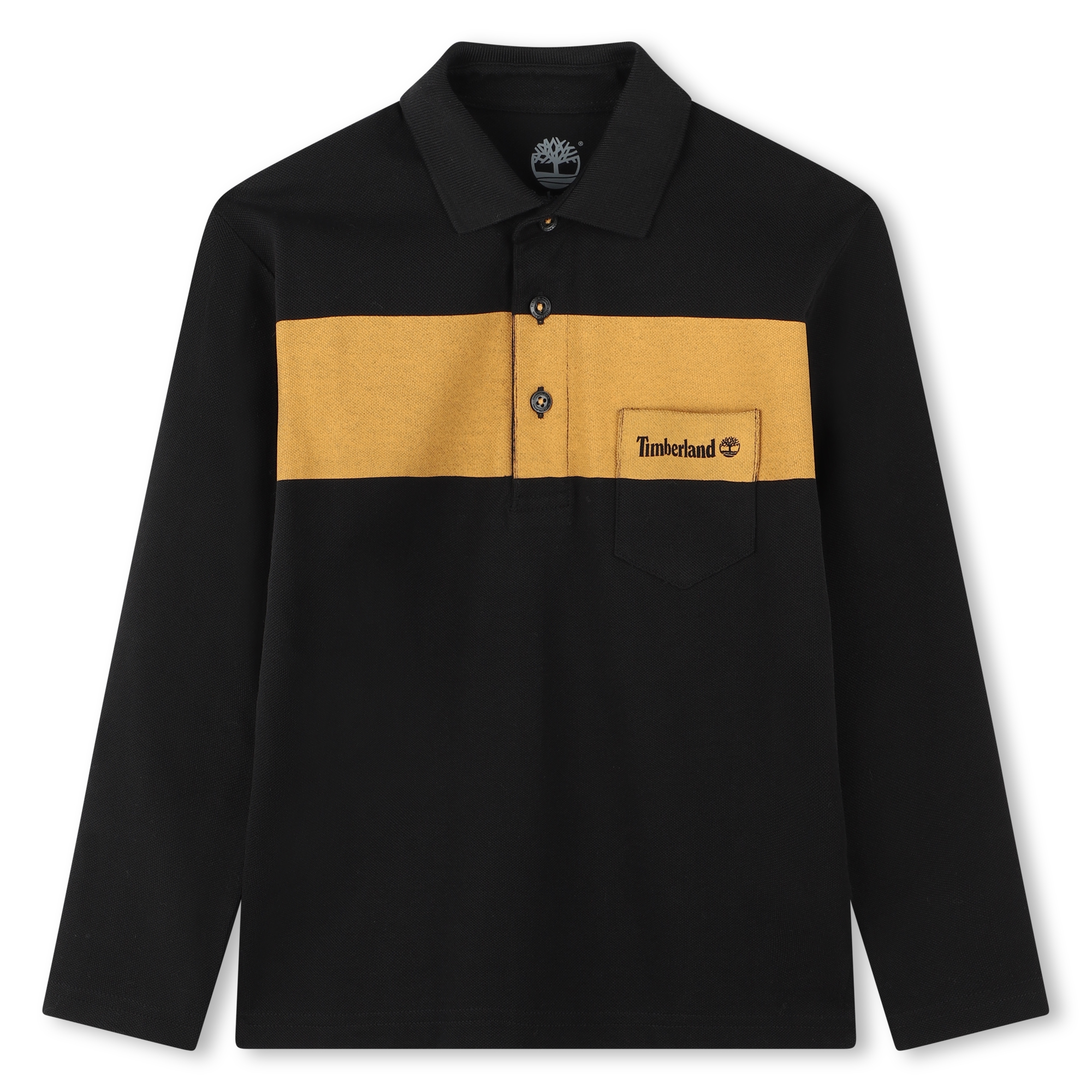 Two-tone polo shirt with logo TIMBERLAND for BOY