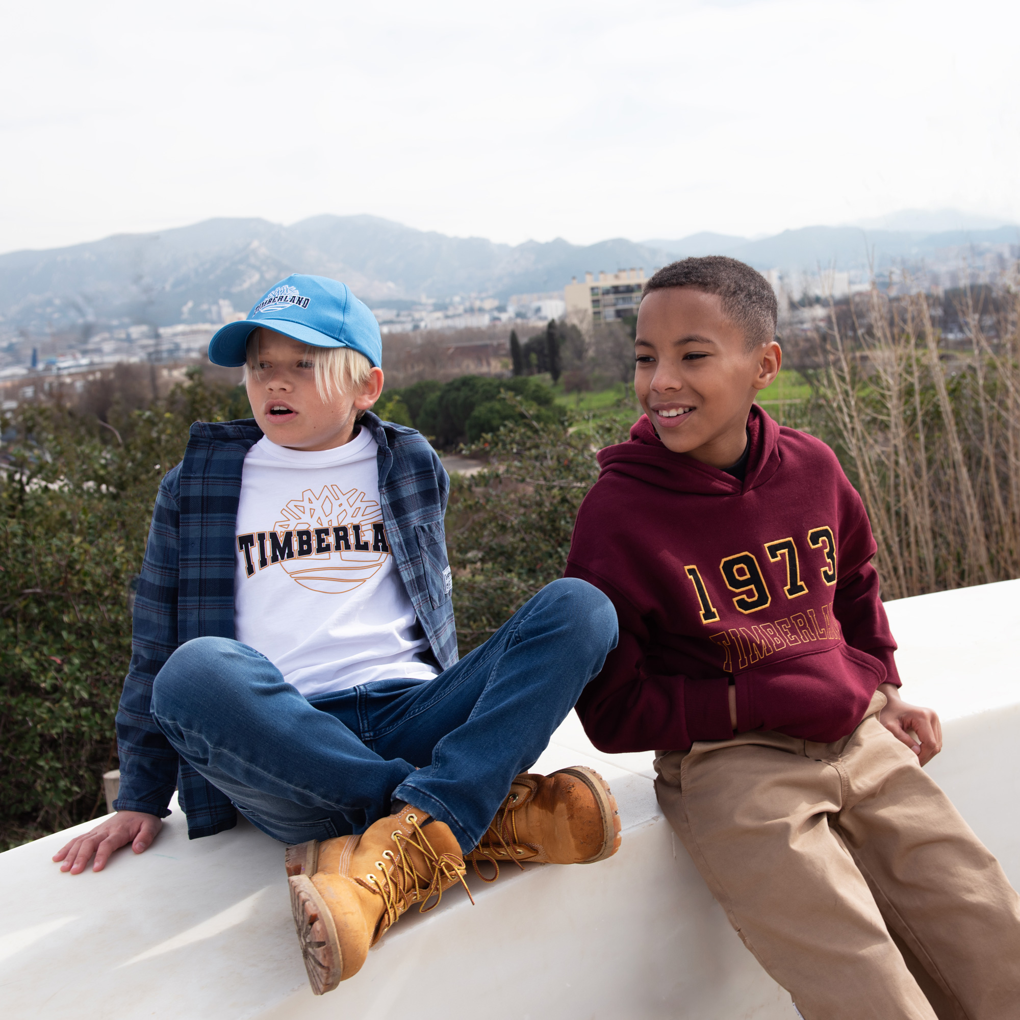 Sudadera con bolsillo canguro TIMBERLAND para NIÑO