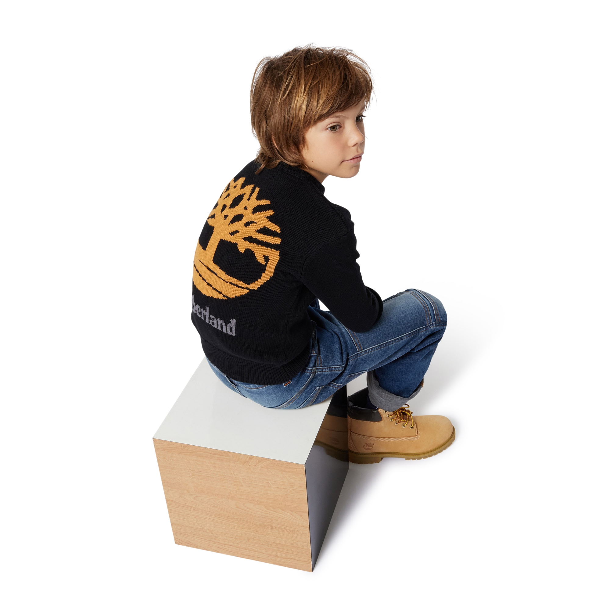 Cotton and wool jumper TIMBERLAND for BOY