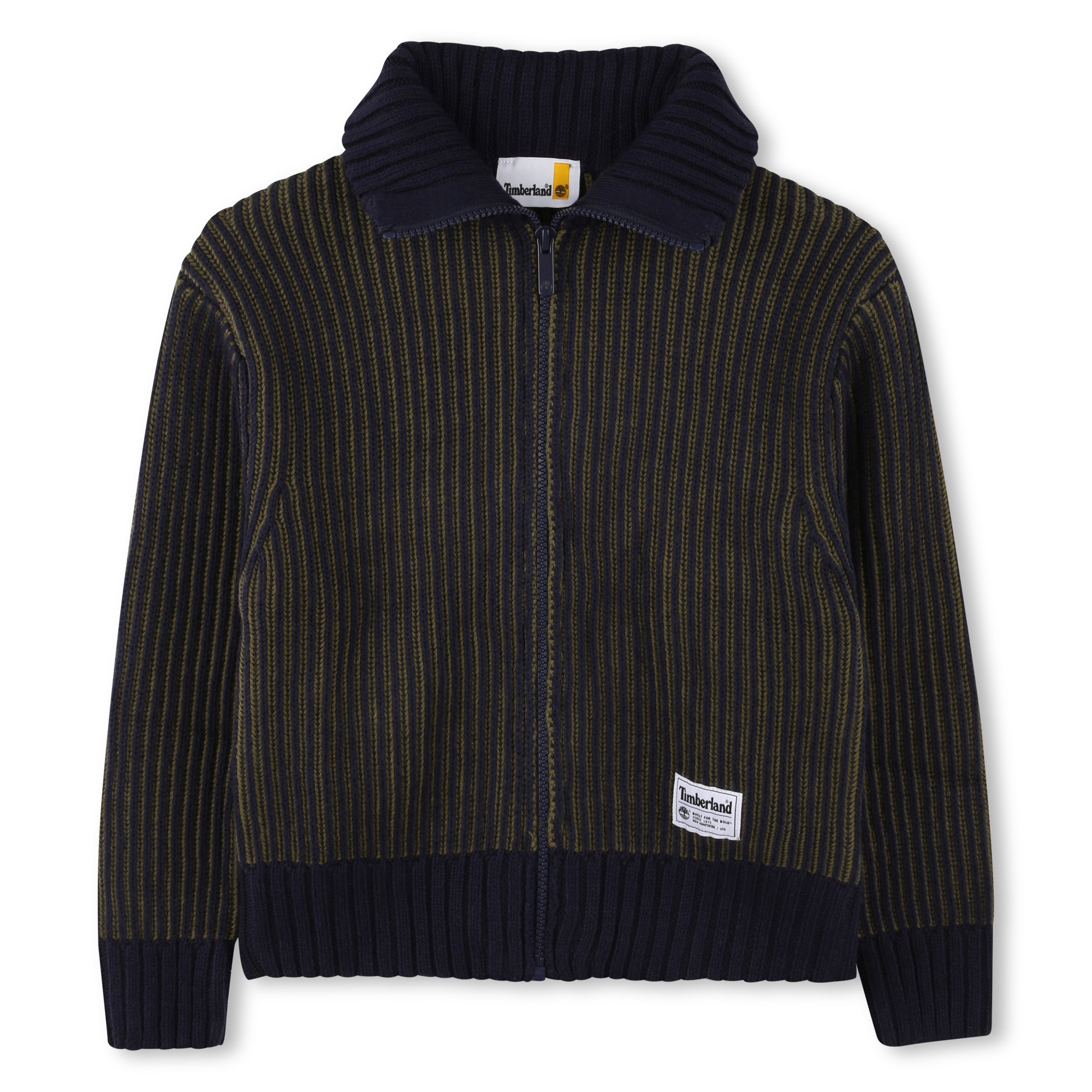 Zip-up knitted cardigan TIMBERLAND for BOY