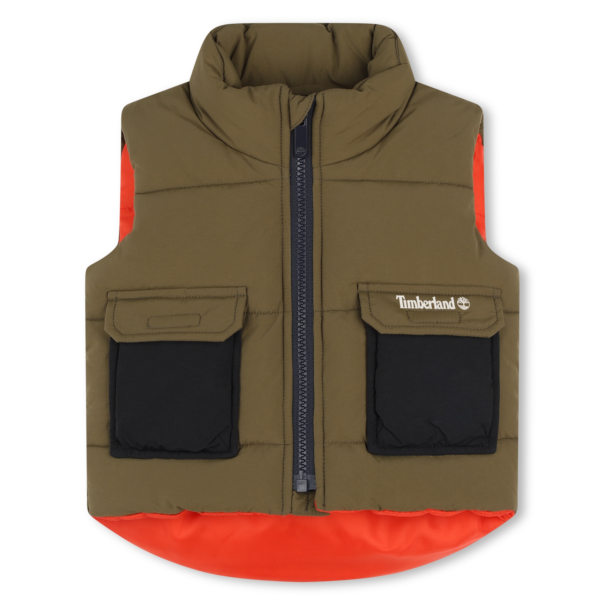 Sleeveless zip-up puffer TIMBERLAND for BOY