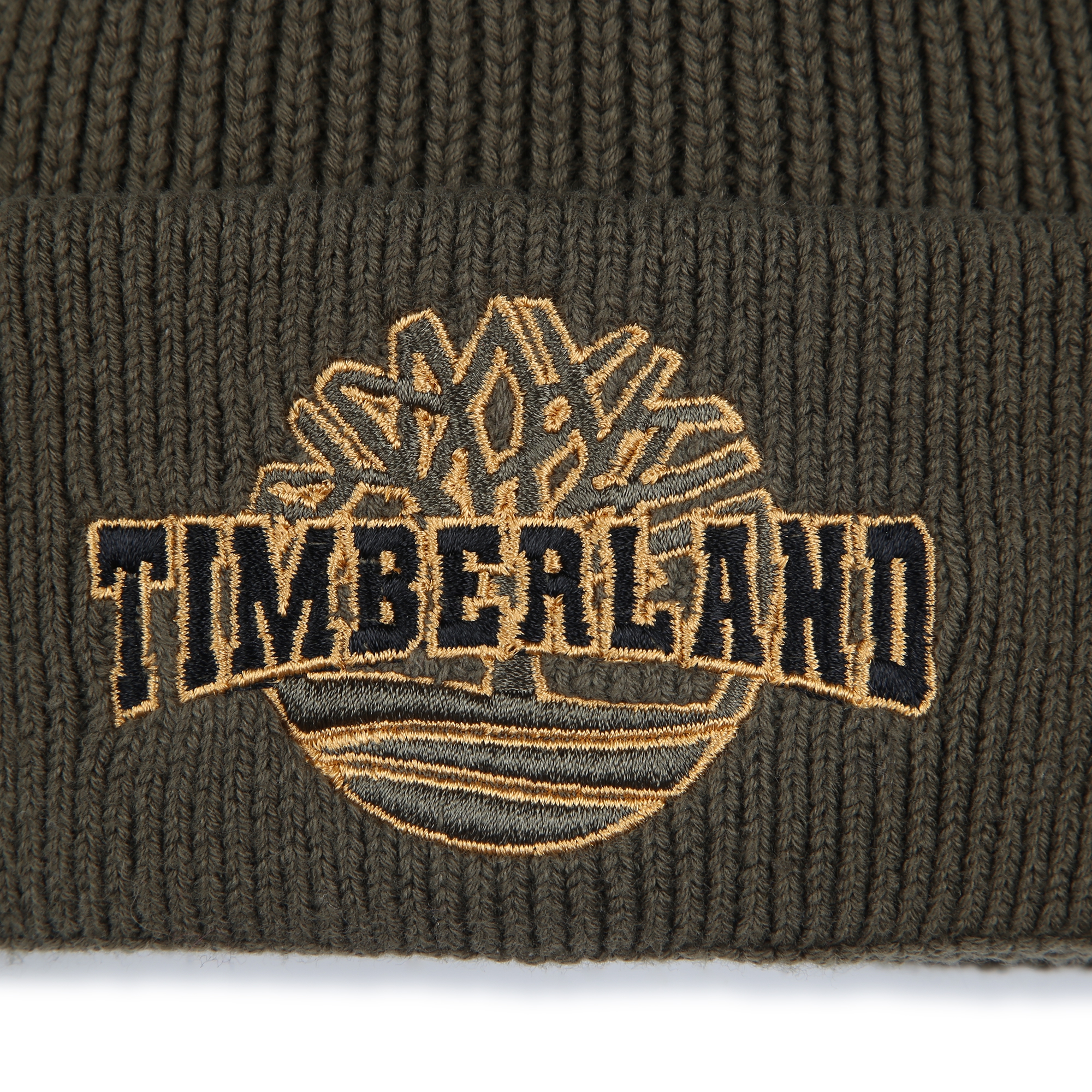 Bonnet brodé en tricot TIMBERLAND pour GARCON