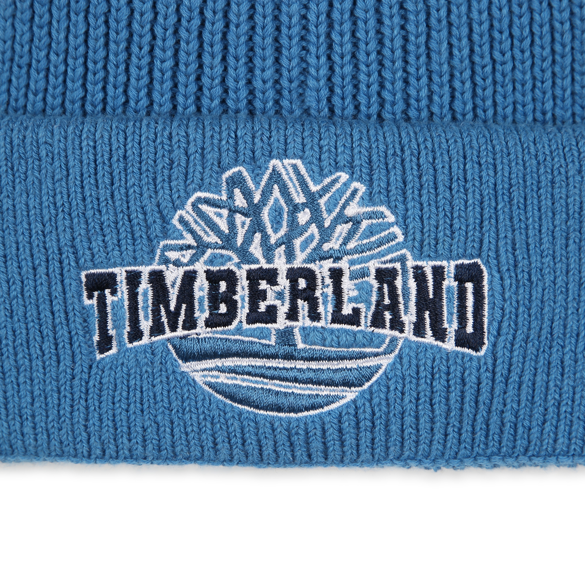 Embroidered knitted hat TIMBERLAND for BOY