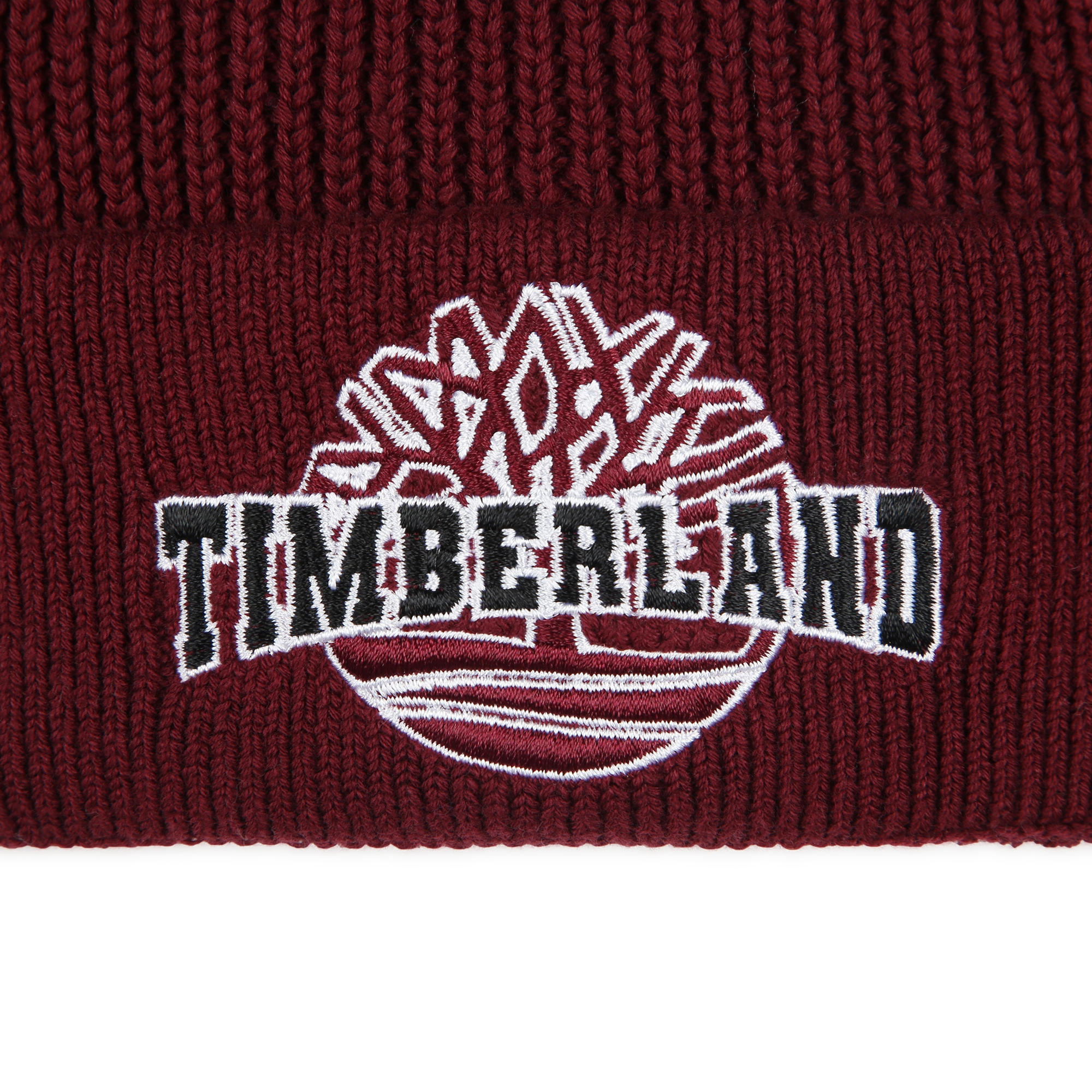 Embroidered knitted hat TIMBERLAND for BOY