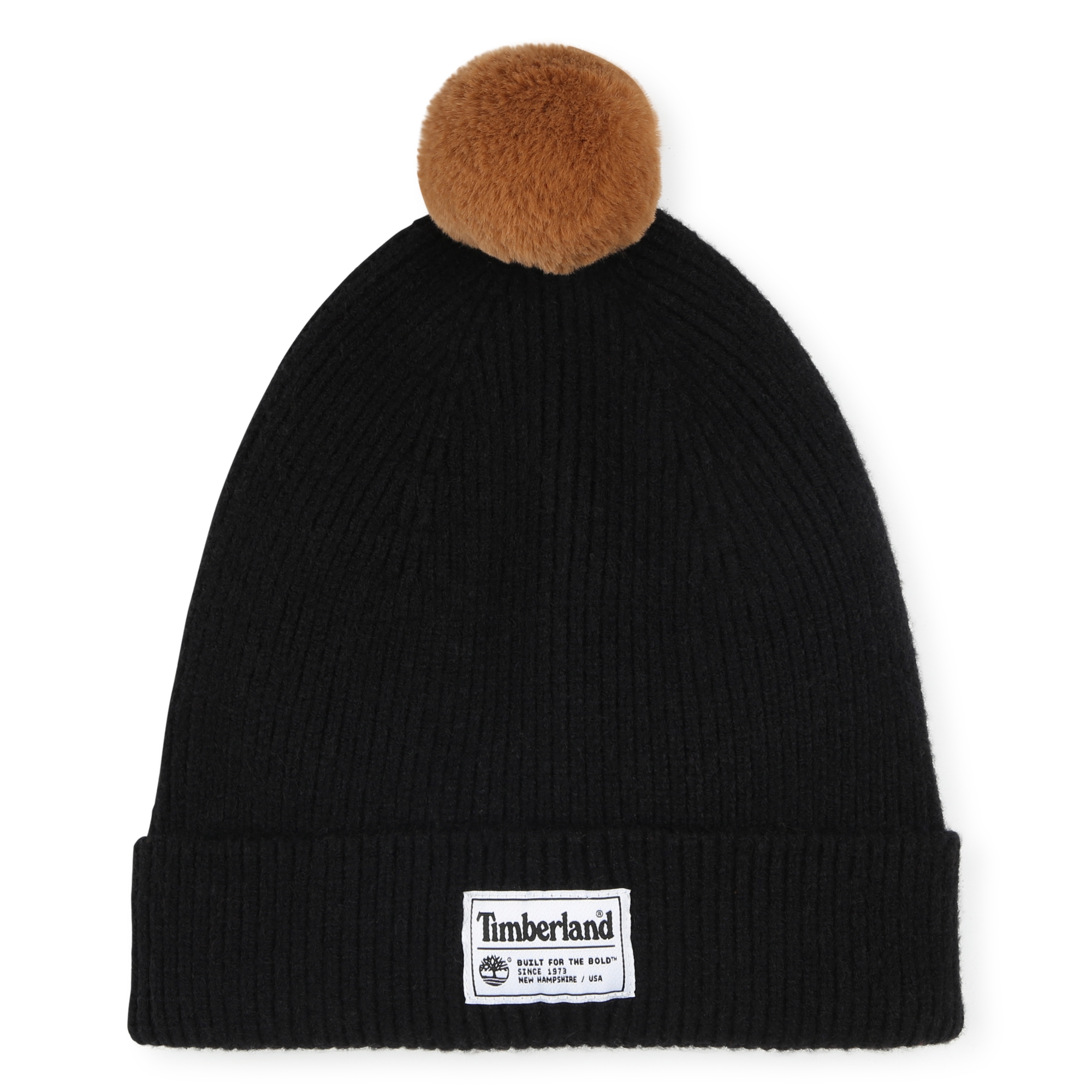 Bonnet à pompon en tricot TIMBERLAND pour GARCON